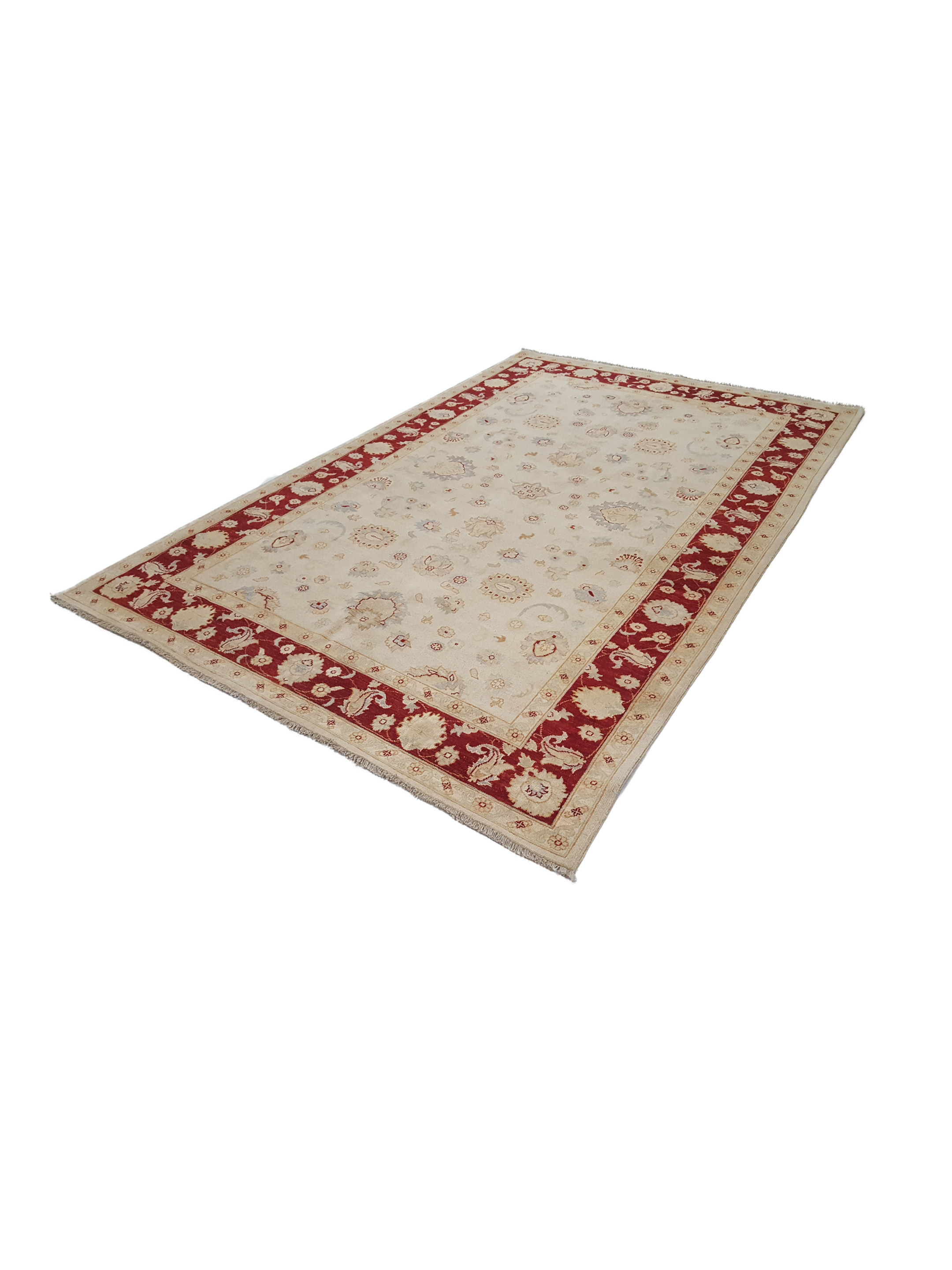 Ziegler Hand Knotted Ivory 7x10 - Image 6 of 6