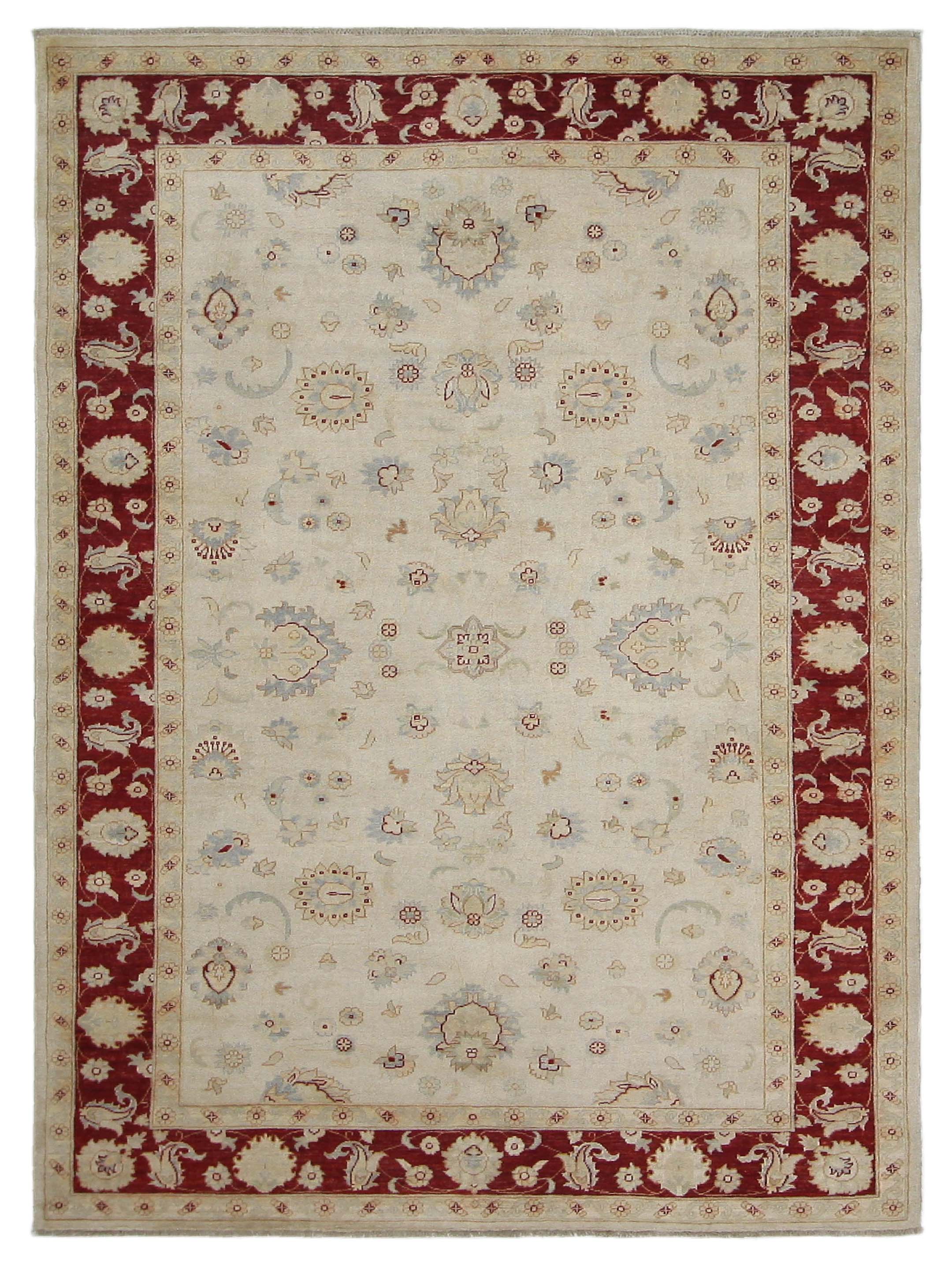 Ziegler Hand Knotted Ivory 7x10