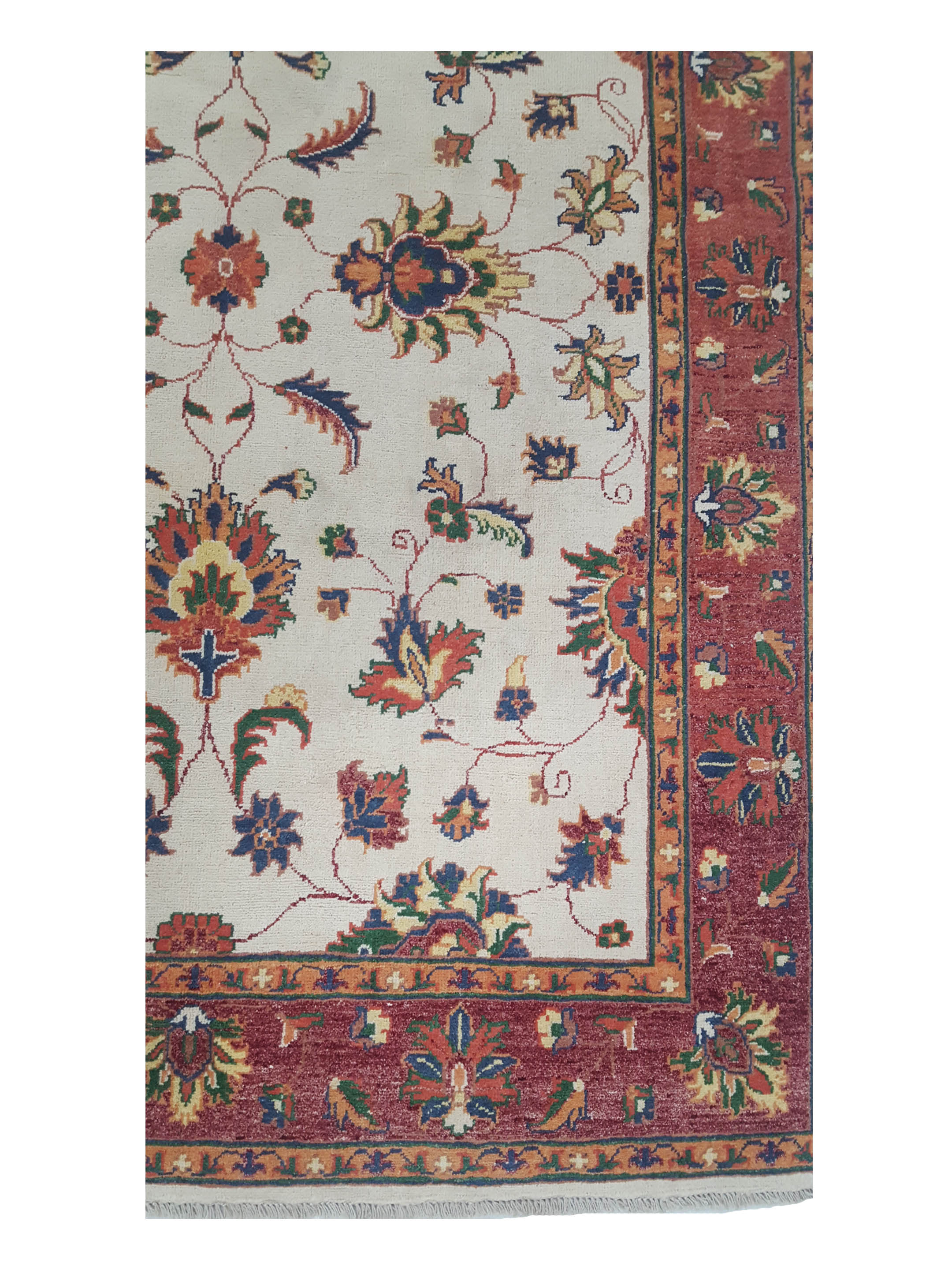 Ziegler Hand Knotted Ivory 5x6 - Image 4 of 6