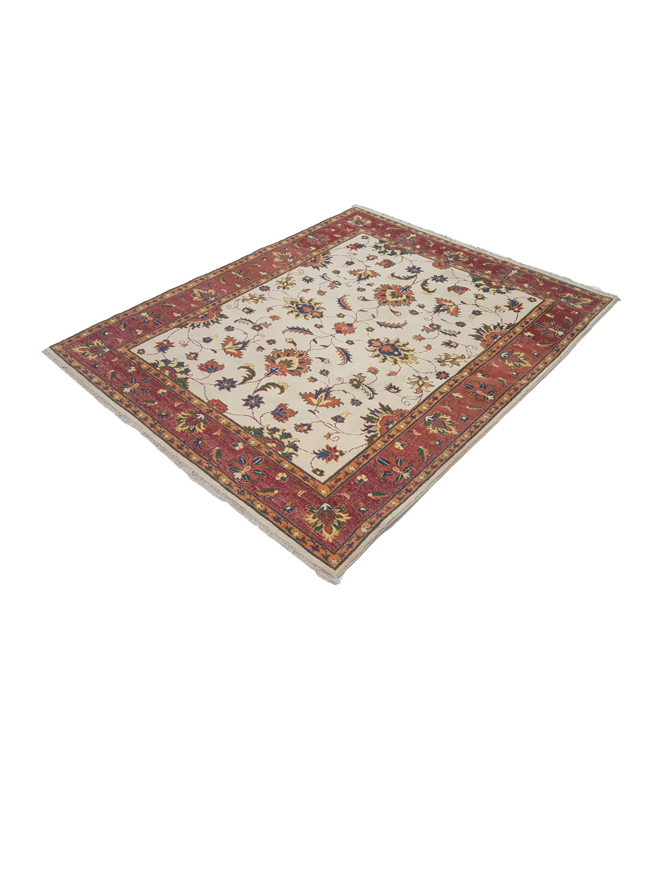 Ziegler Hand Knotted Ivory 5x6 - Image 6 of 6
