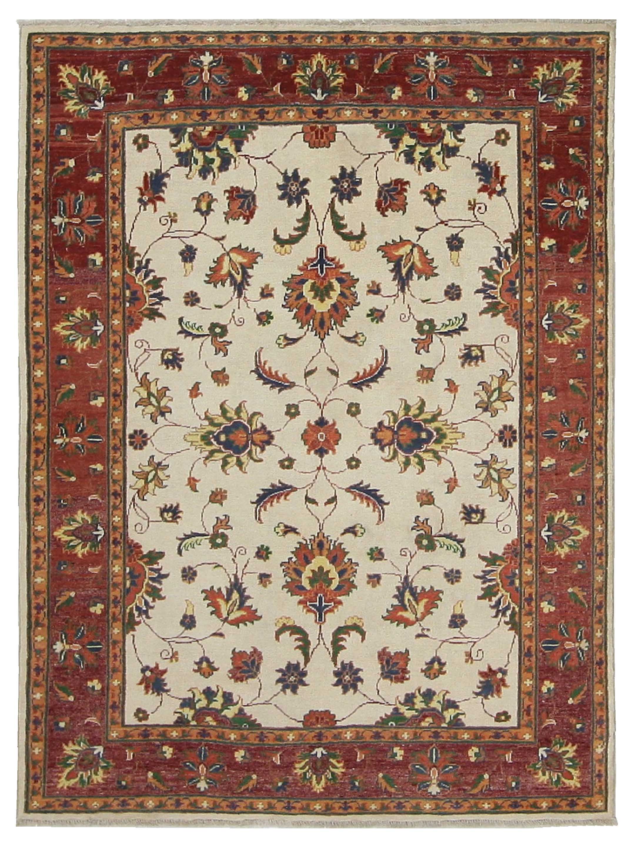 Ziegler Hand Knotted Ivory 5x6