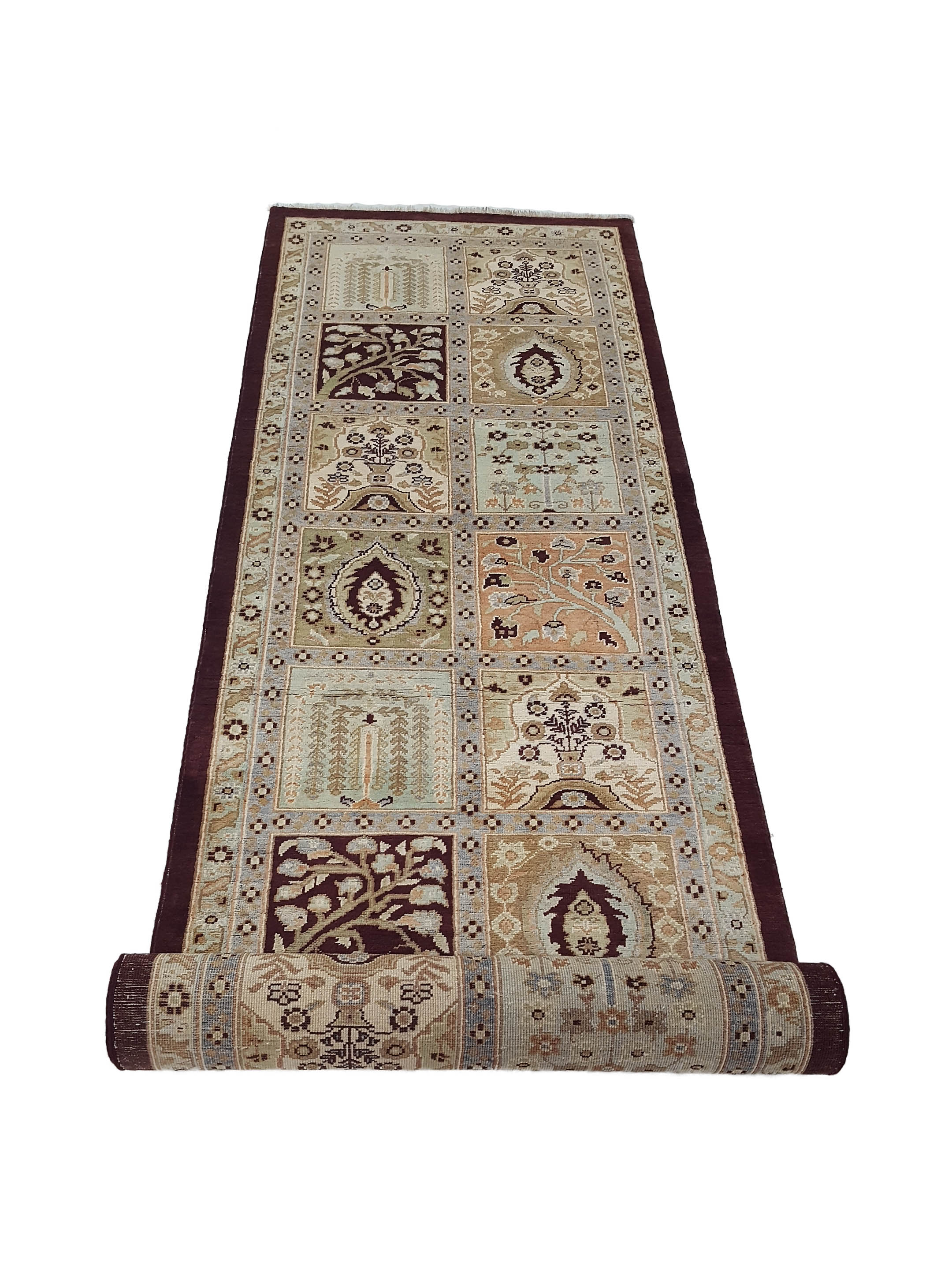 Ziegler Hand Knotted Brown 3x9 - Image 3 of 6