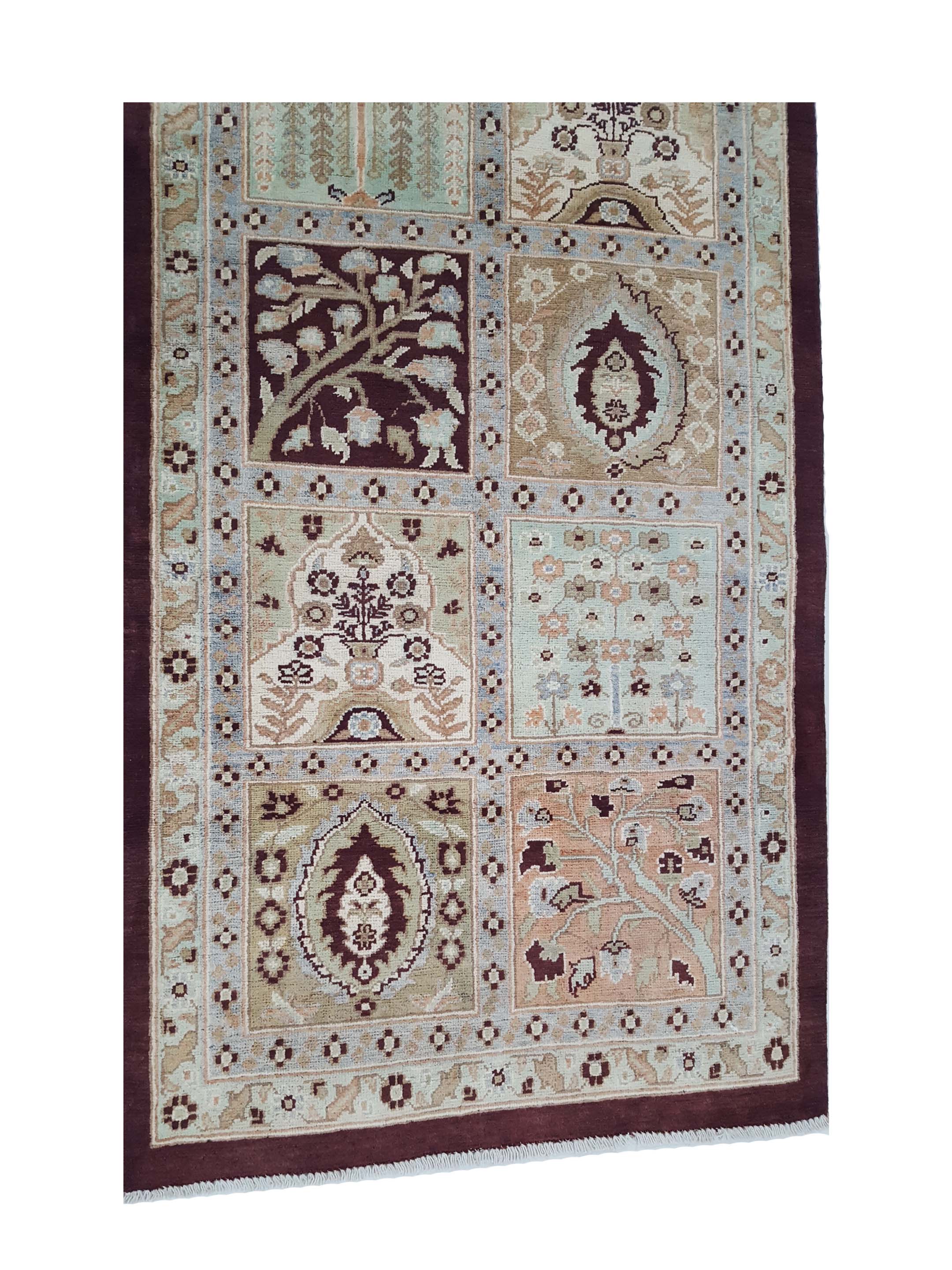 Ziegler Hand Knotted Brown 3x9 - Image 4 of 6