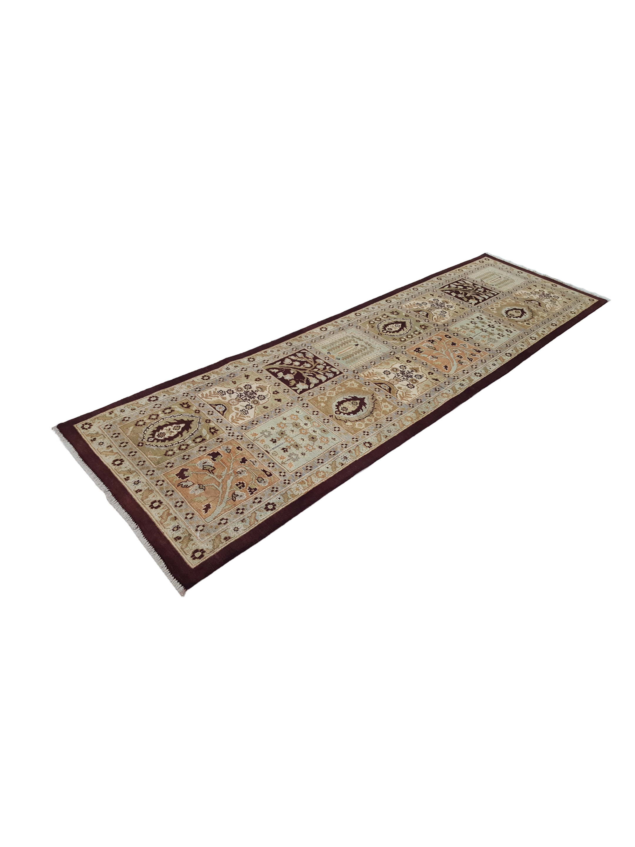 Ziegler Hand Knotted Brown 3x9 - Image 6 of 6