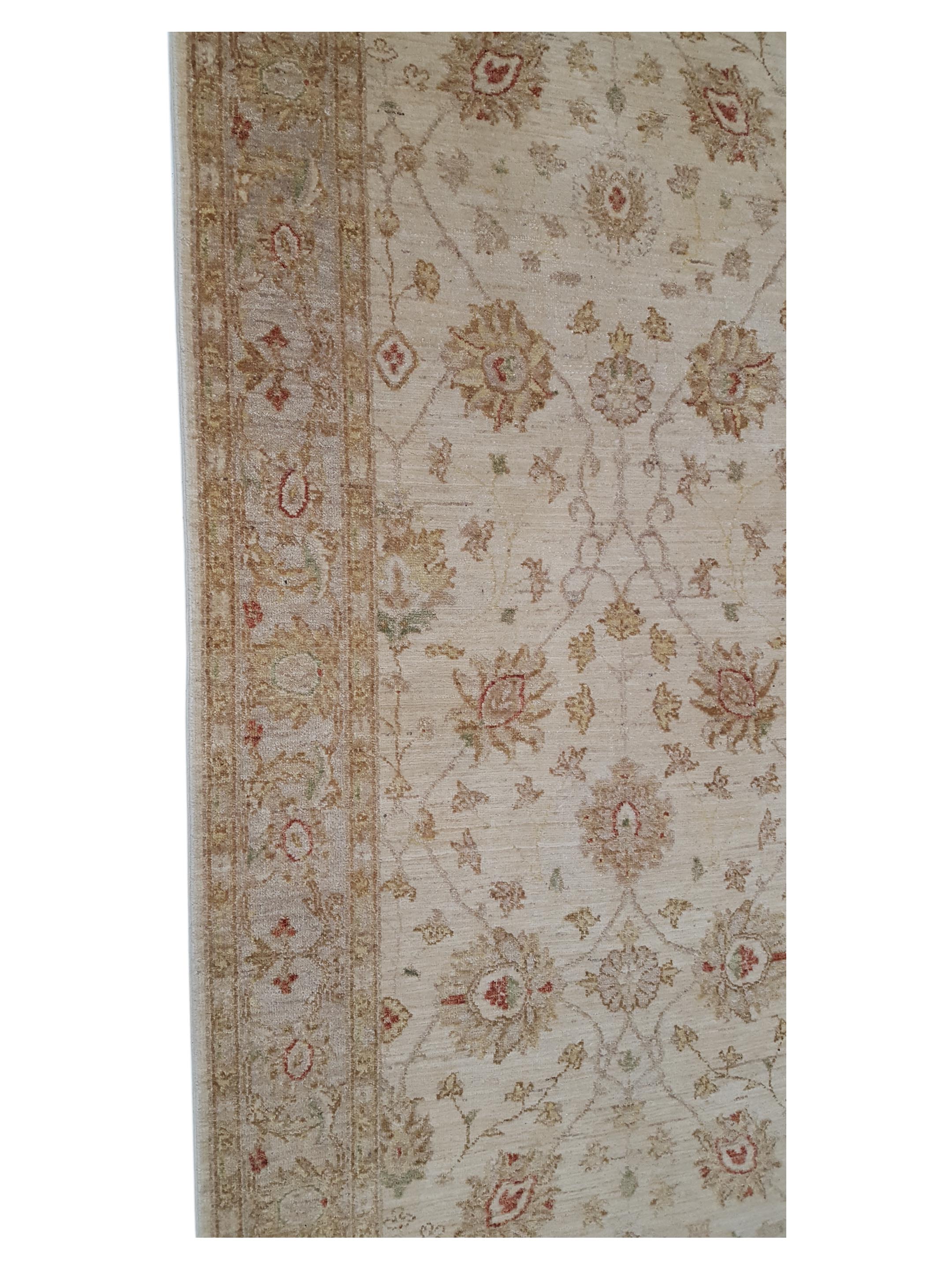 Ziegler Hand Knotted Ivory 4x20 - Image 5 of 7