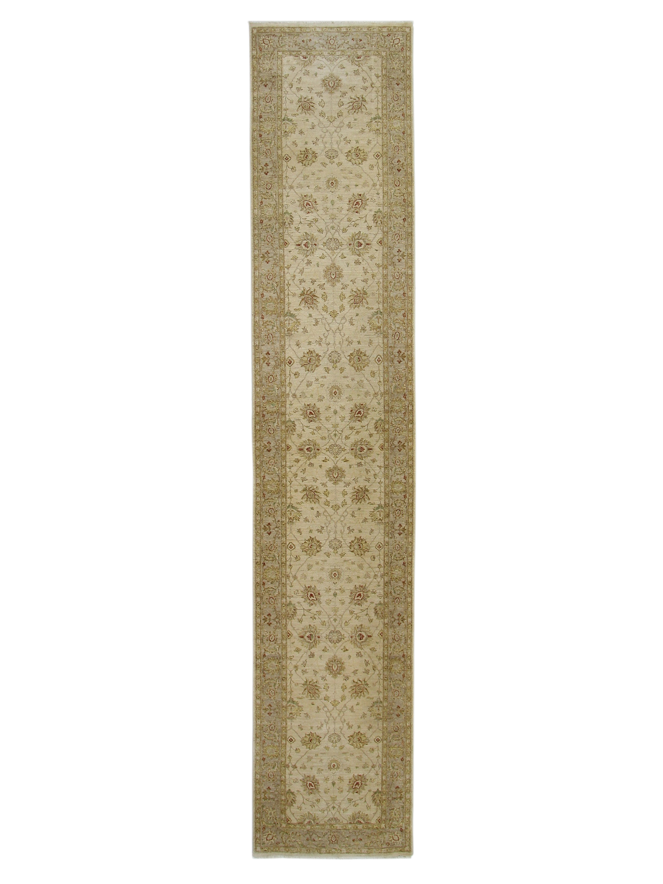 Ziegler Hand Knotted Ivory 4x20