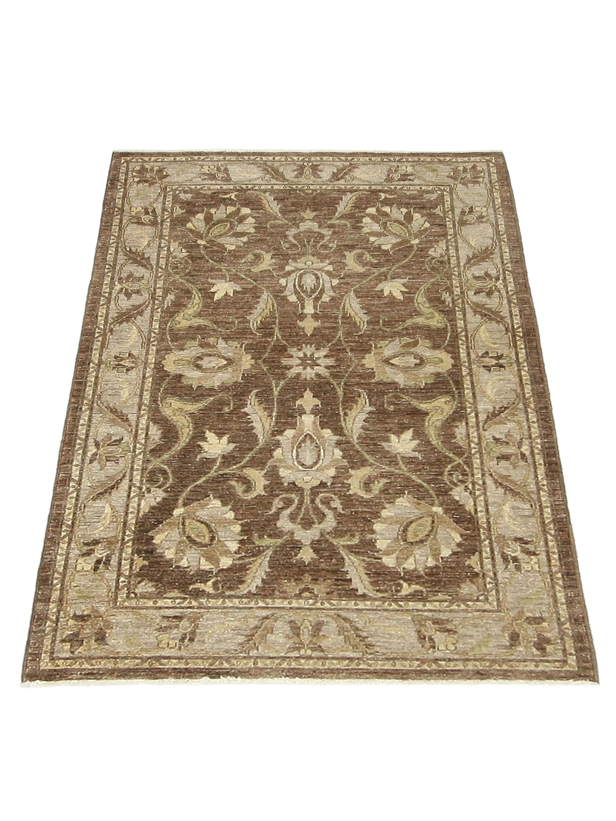 Ziegler Hand Knotted Brown 4x6 - Image 2 of 5