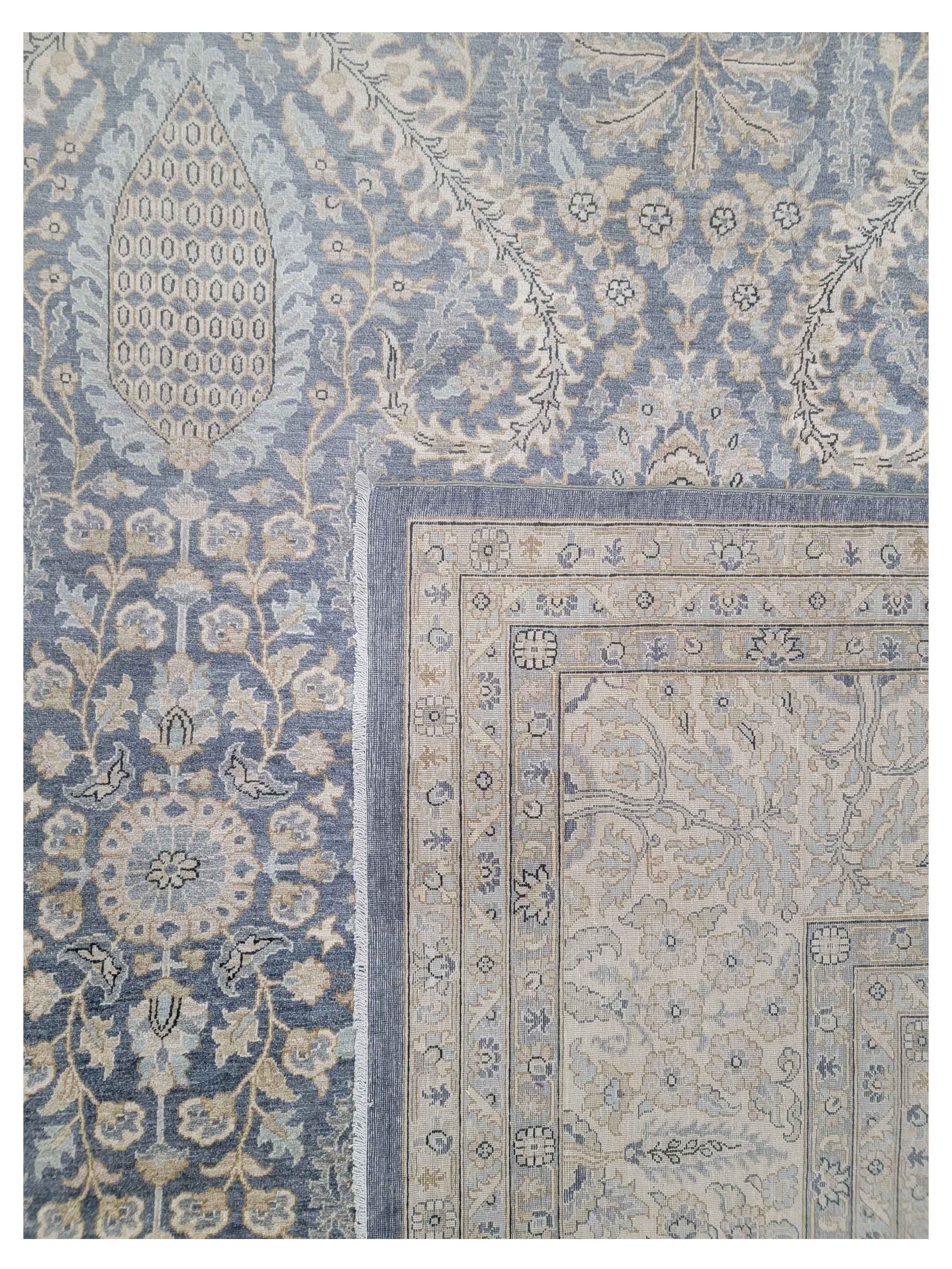 Ziegler Hand Knotted Grey 16x26 - Image 3 of 8