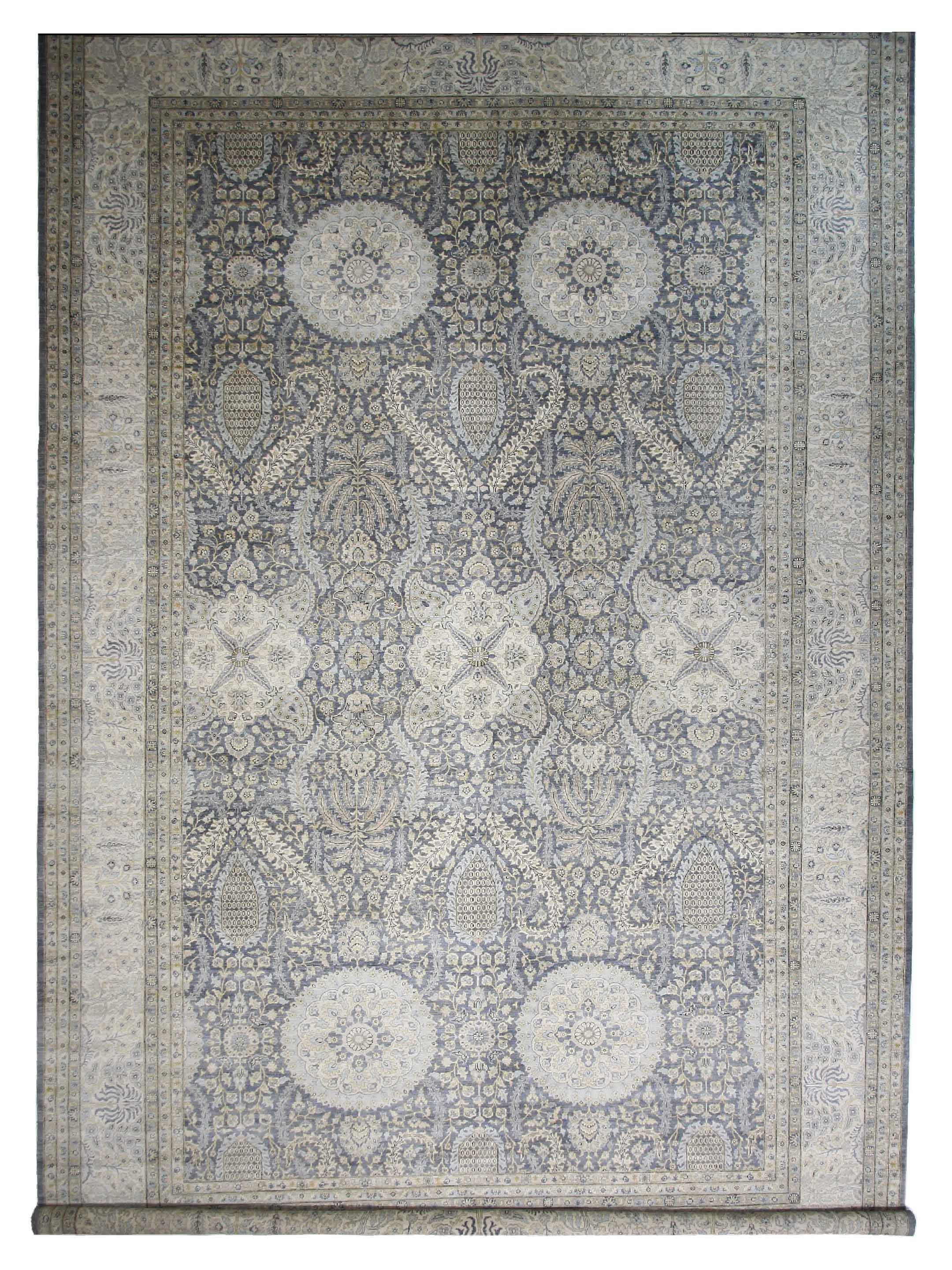Ziegler Hand Knotted Grey 16x26