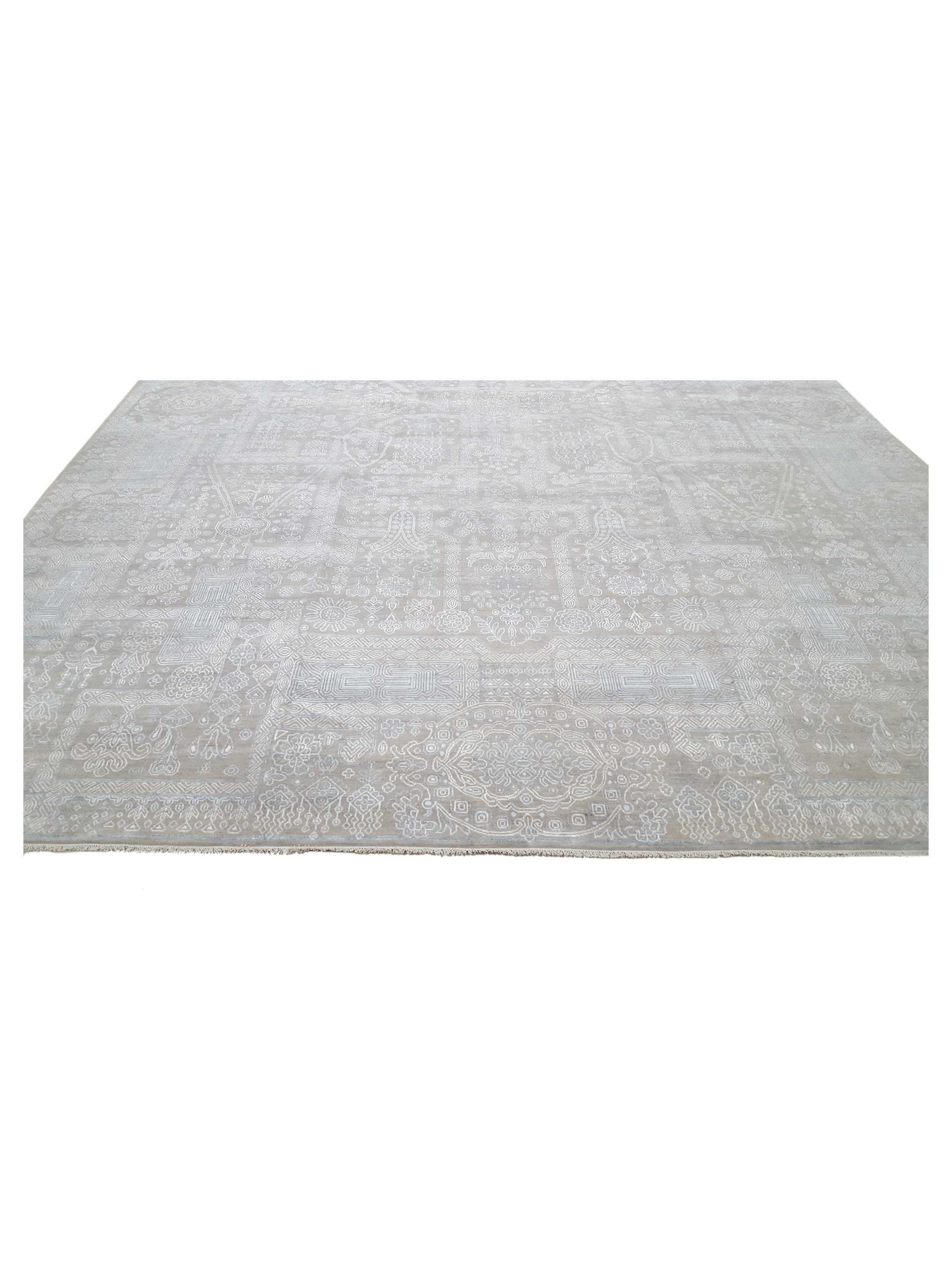 Jewel Hand Knotted Grey 13x17 - Image 2 of 6