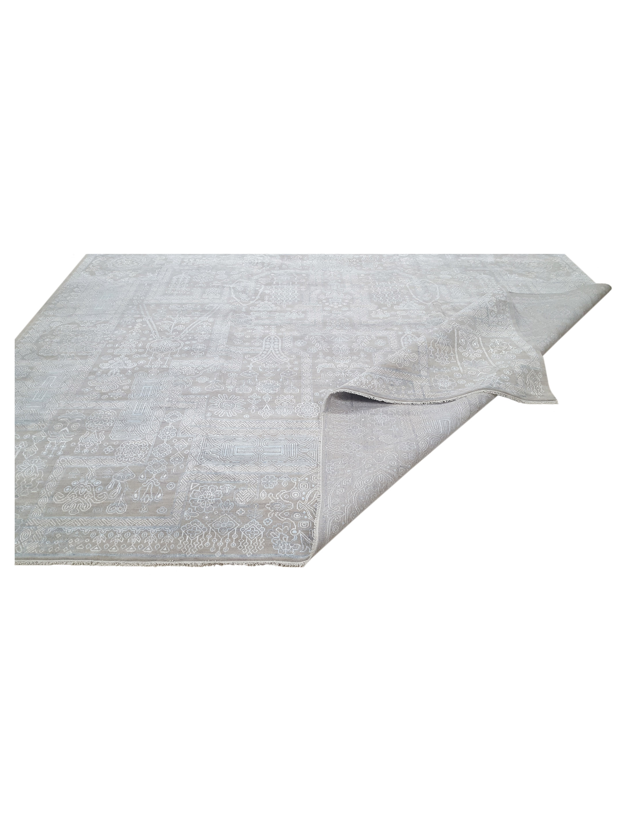 Jewel Hand Knotted Grey 13x17 - Image 3 of 6