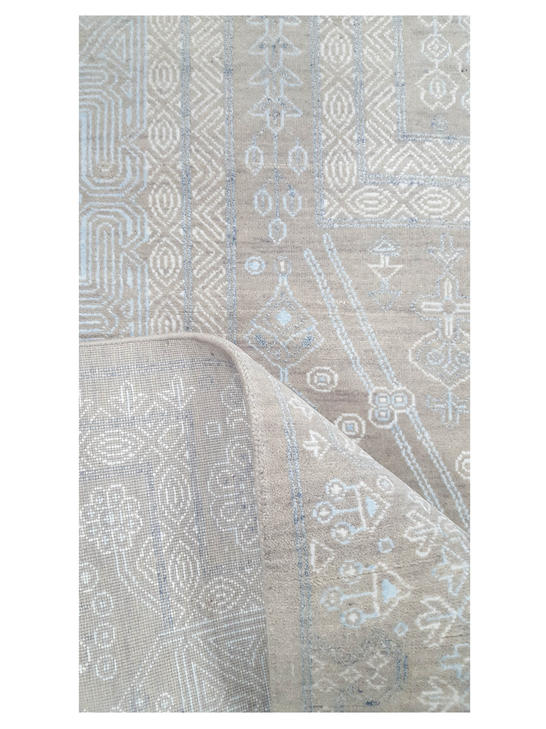 Jewel Hand Knotted Grey 13x17 - Image 5 of 6