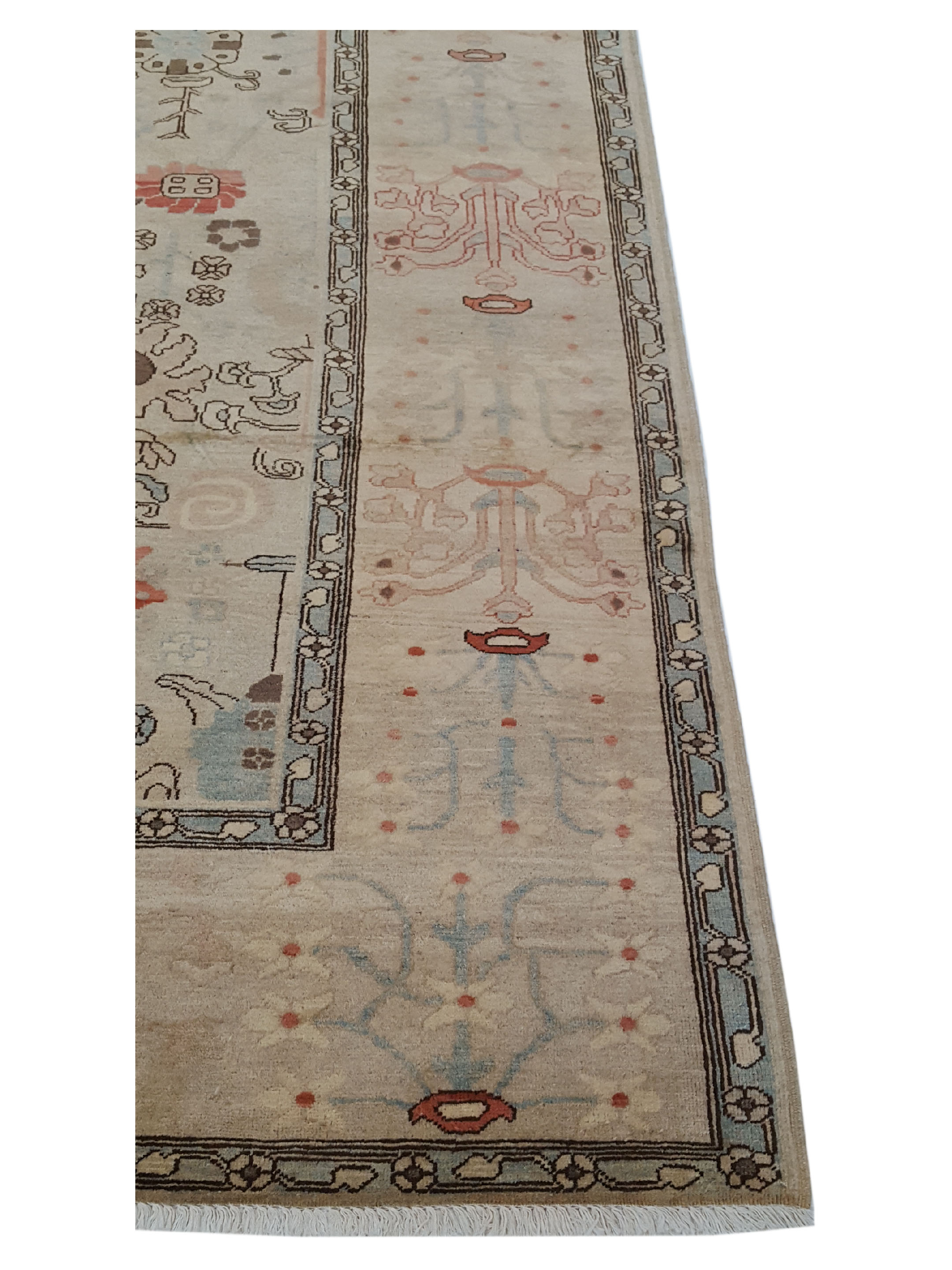 Ziegler Hand Knotted Ivory 10x12 - Image 4 of 6