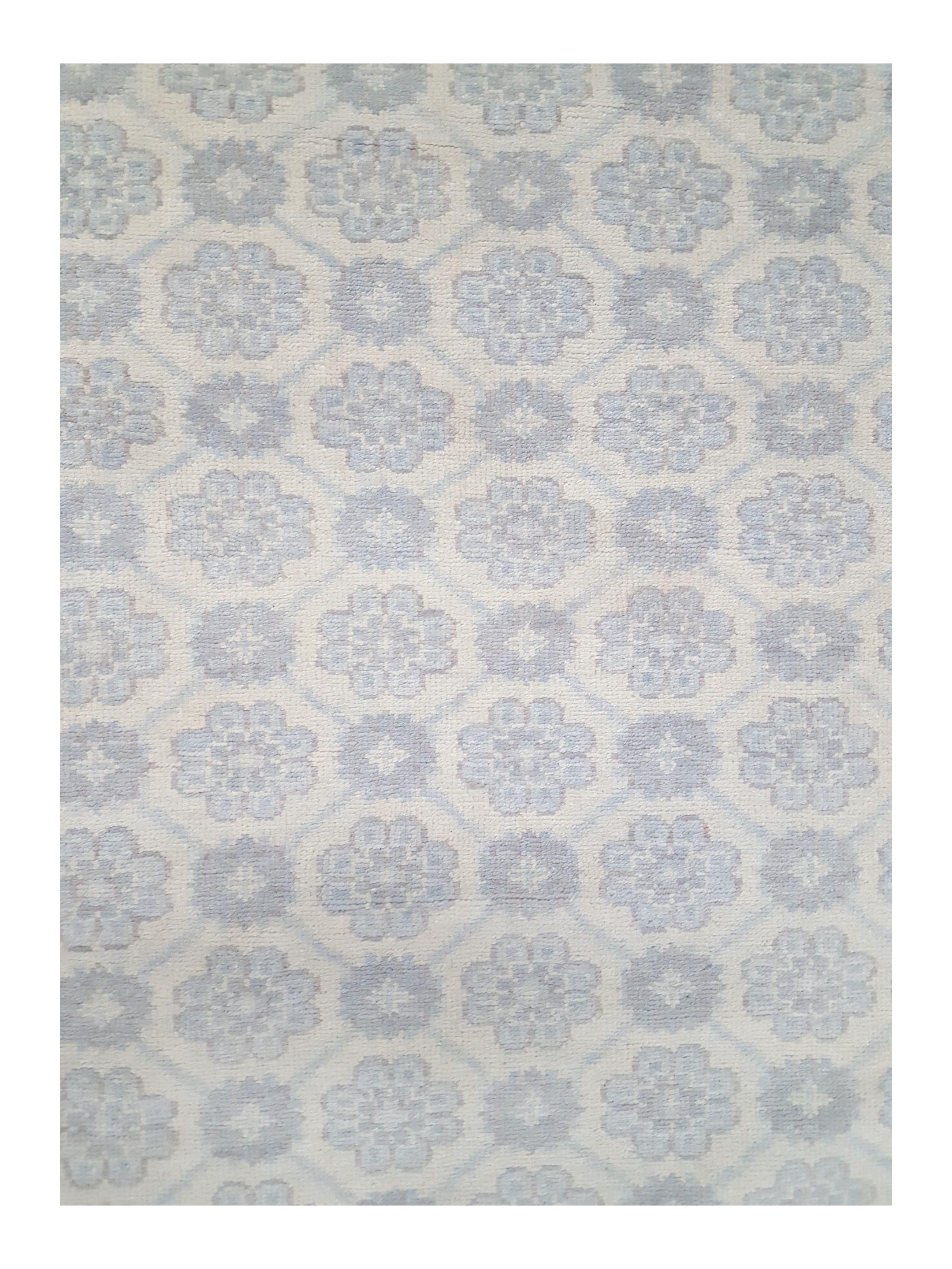 Khotan-In Hand Knotted Blue 13x21 - Image 5 of 7