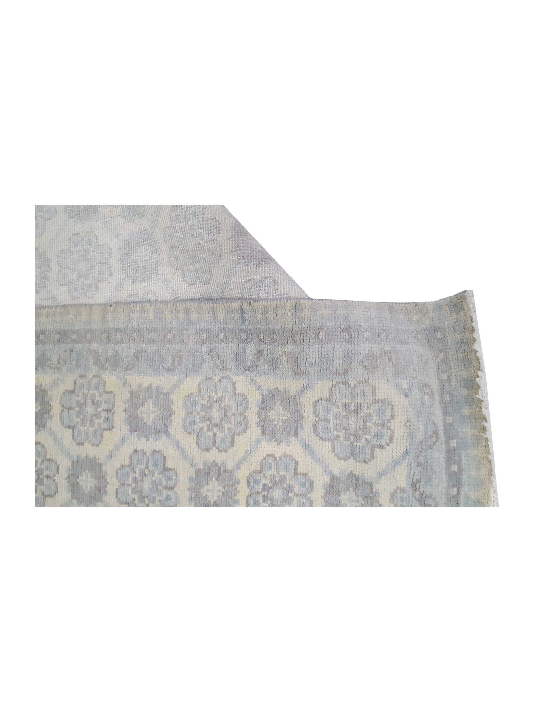 Khotan-In Hand Knotted Blue 13x21 - Image 7 of 7