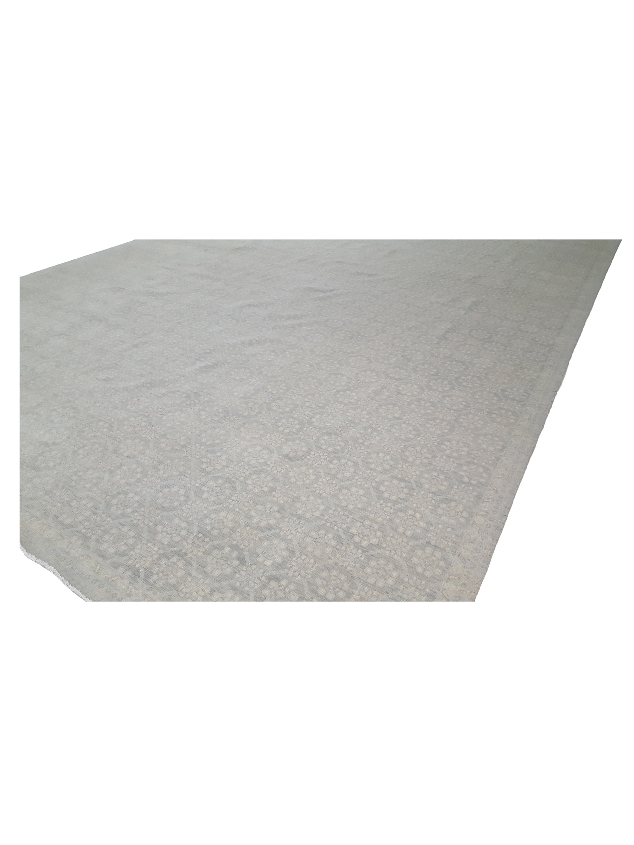 Khotan Hand Knotted Lt.Grey 13x21 - Image 6 of 6