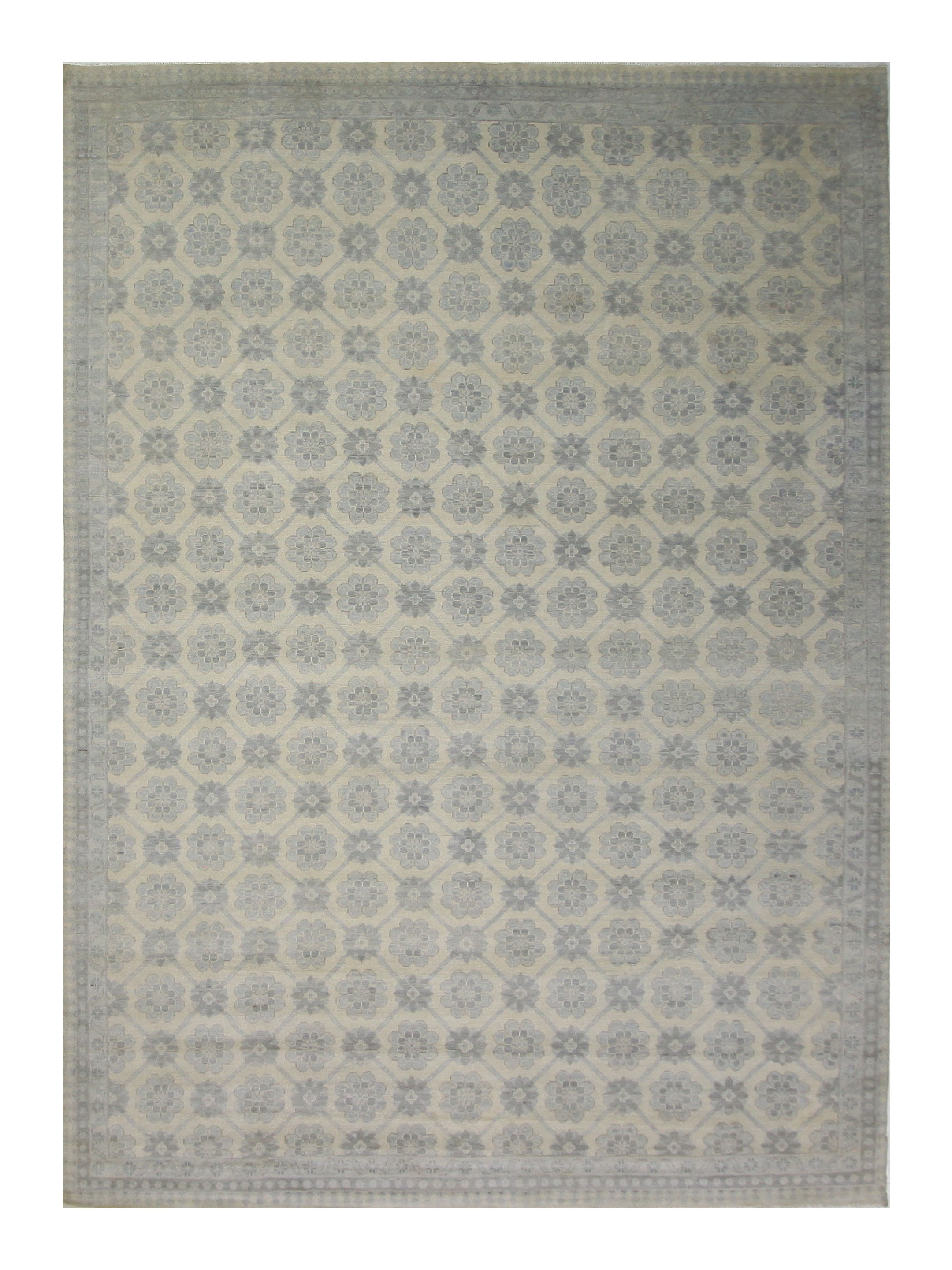 Khotan Hand Knotted Blue 10x14