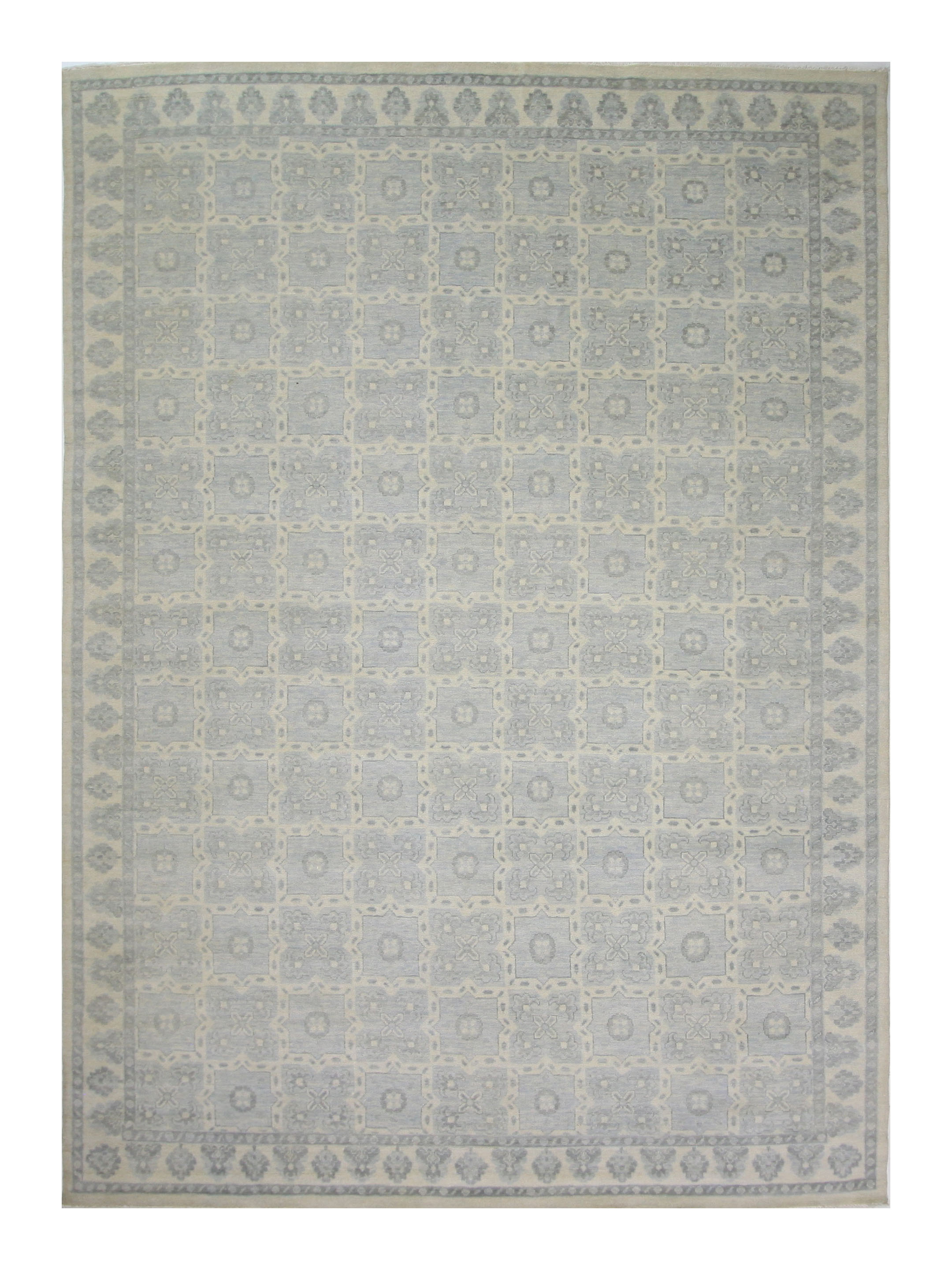 Khotan Hand Knotted Blue 10x14