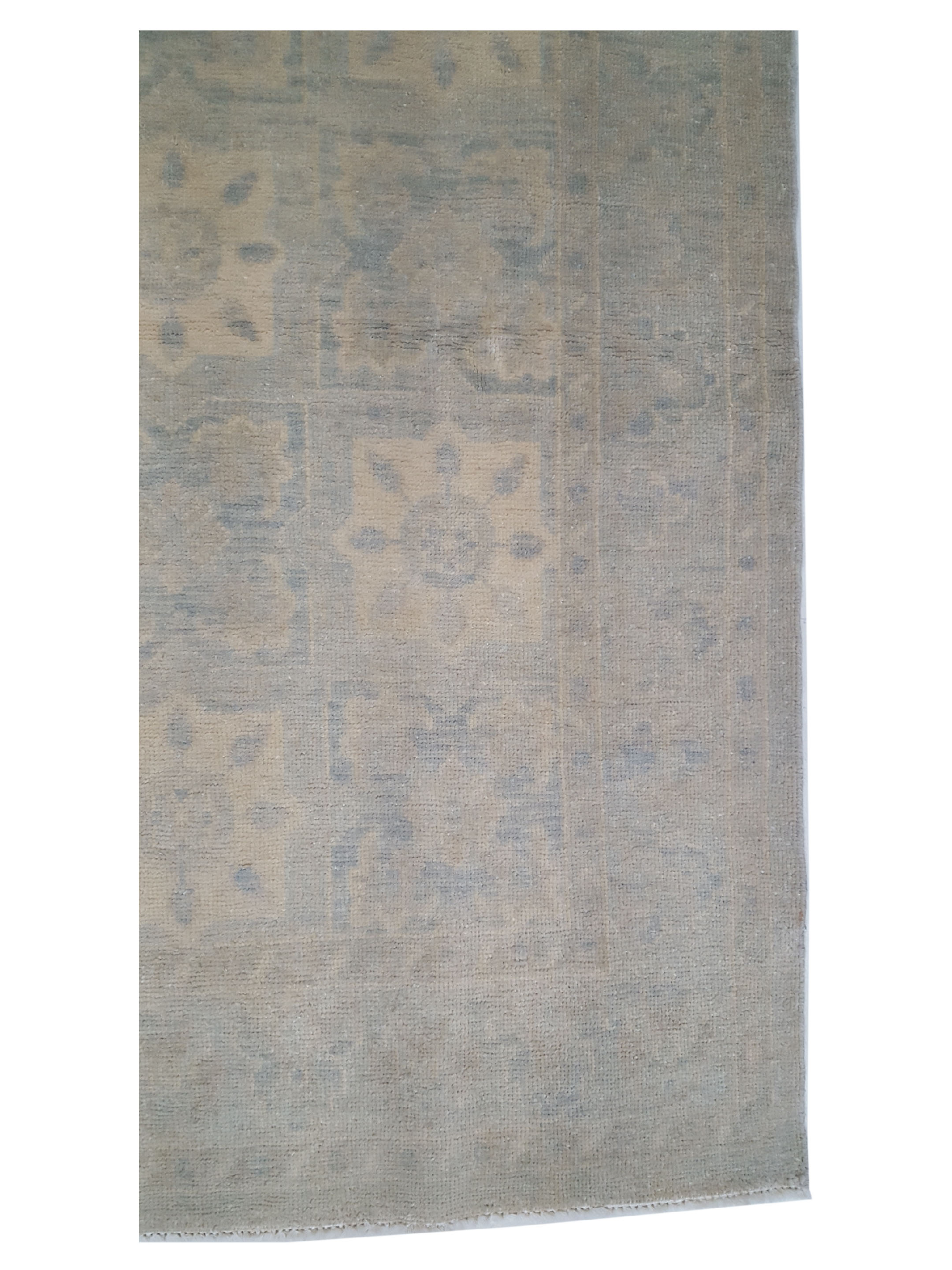 Khotan Hand Knotted Blue 10x10 - Image 4 of 6