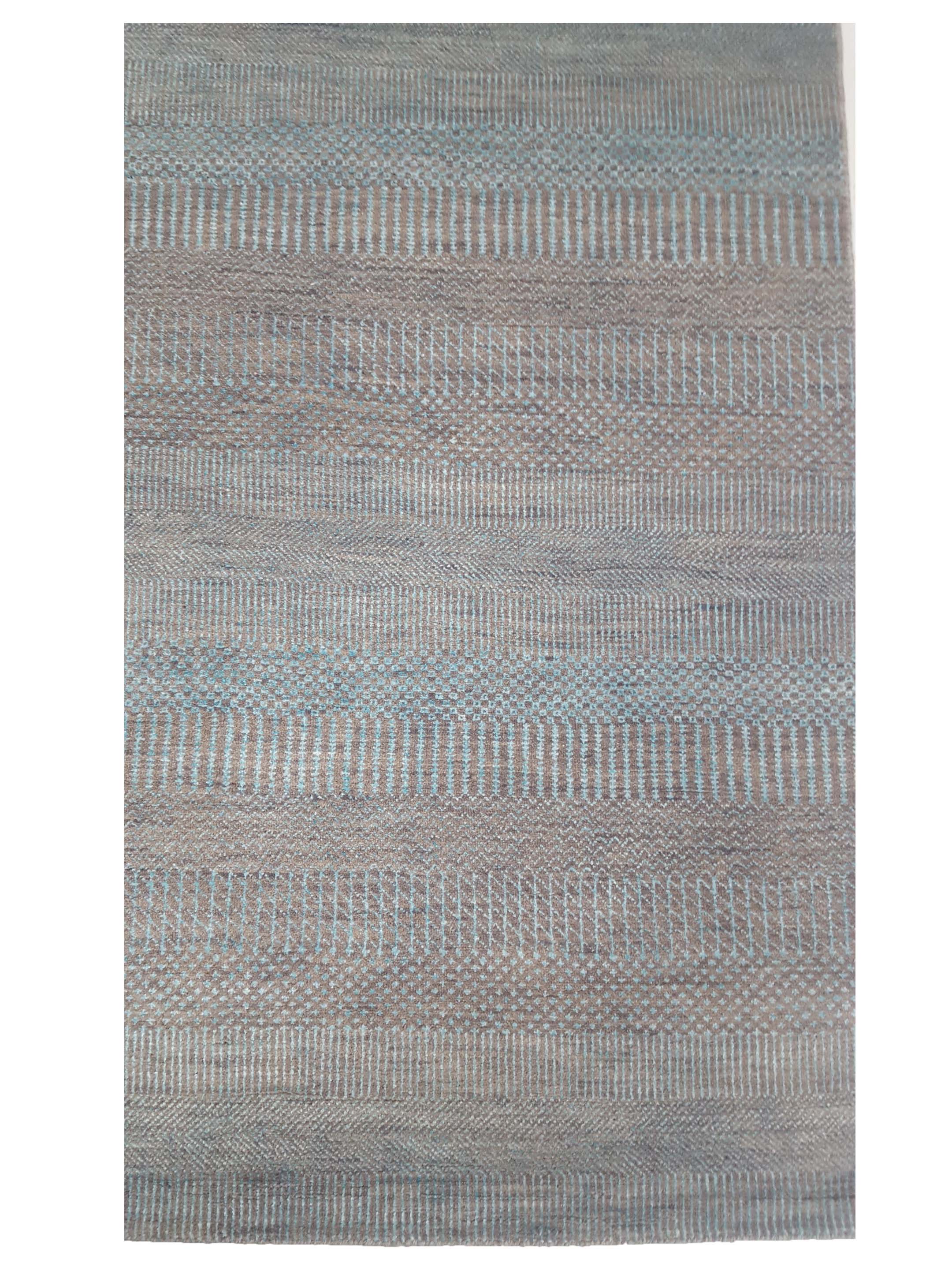 Touch Hand Knotted Grey 10x14 - Image 4 of 6