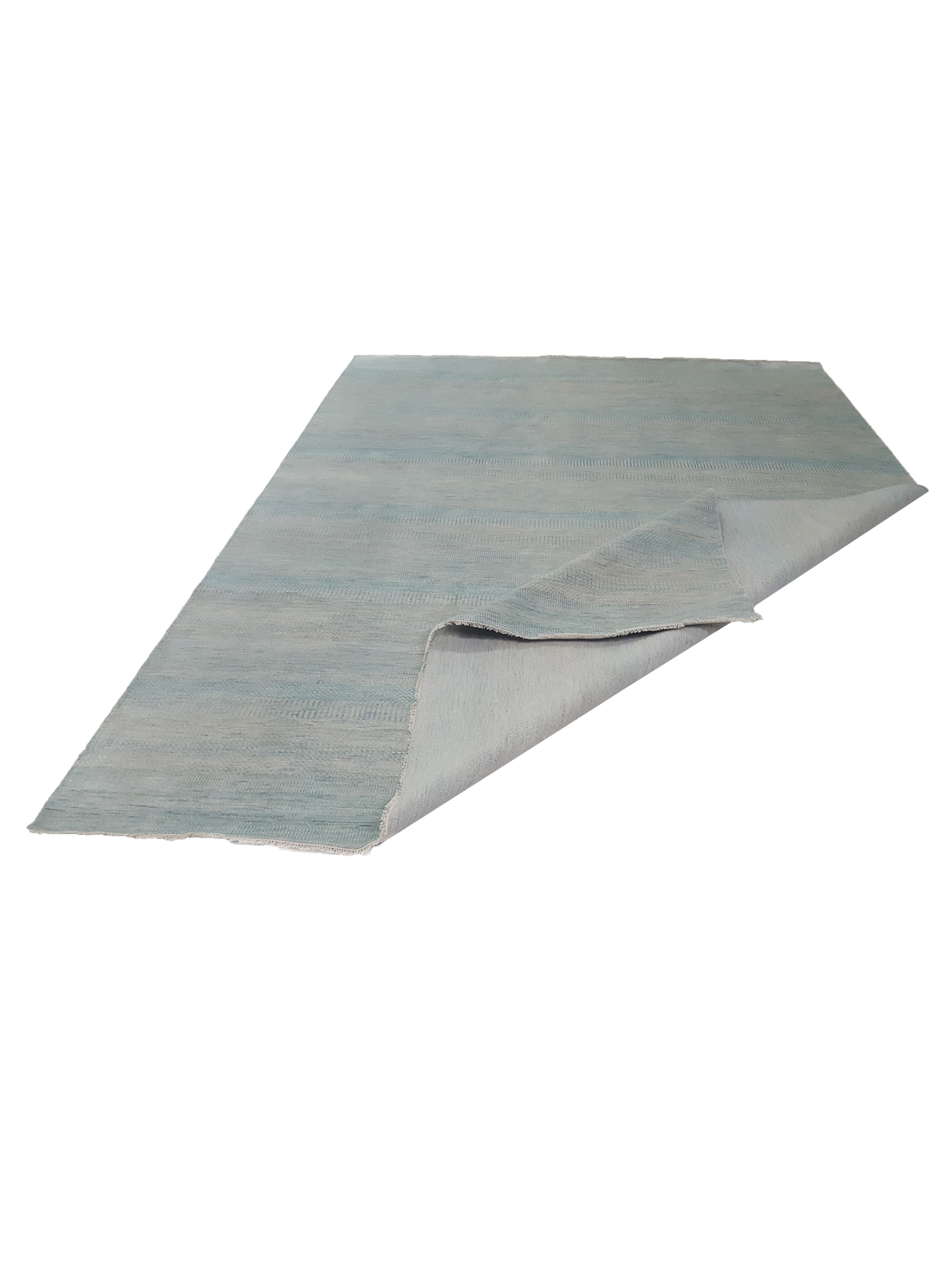 Touch Hand Knotted Aqua Blue 10x14 - Image 3 of 6