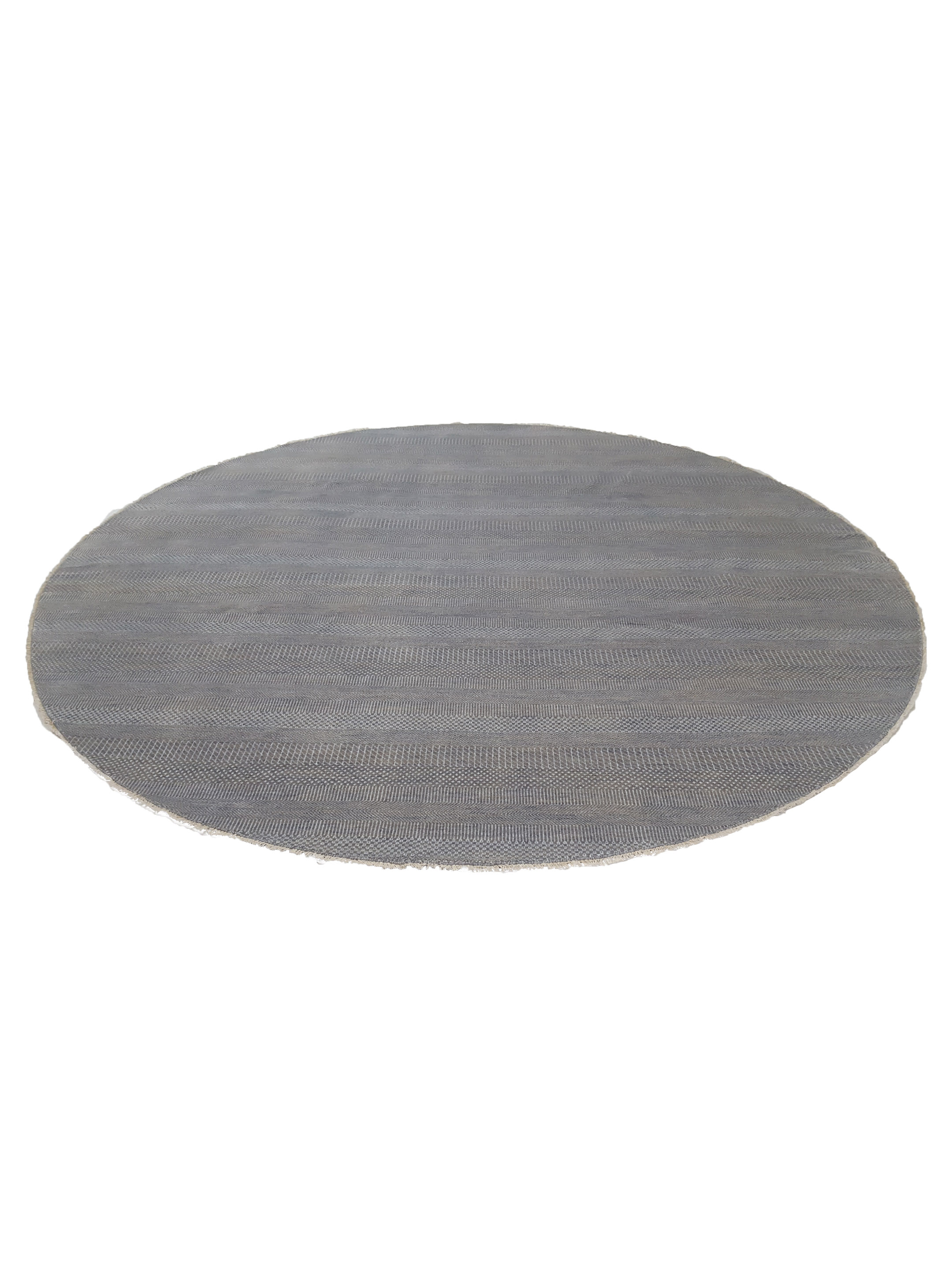 Touch Hand Knotted Grey Blue 10x10 - Image 2 of 4