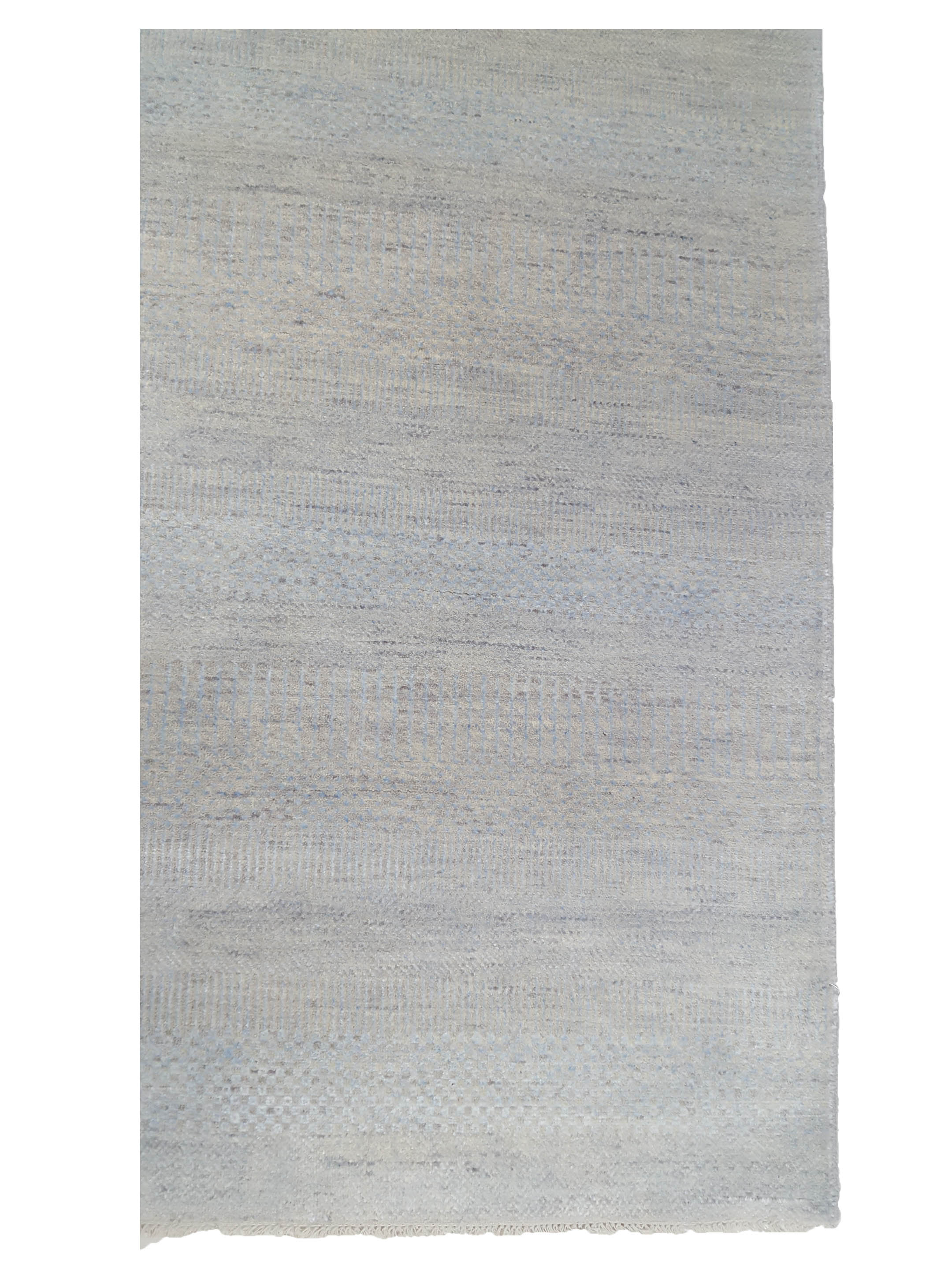 Touch Hand Knotted Grey 9x12 - Image 4 of 5