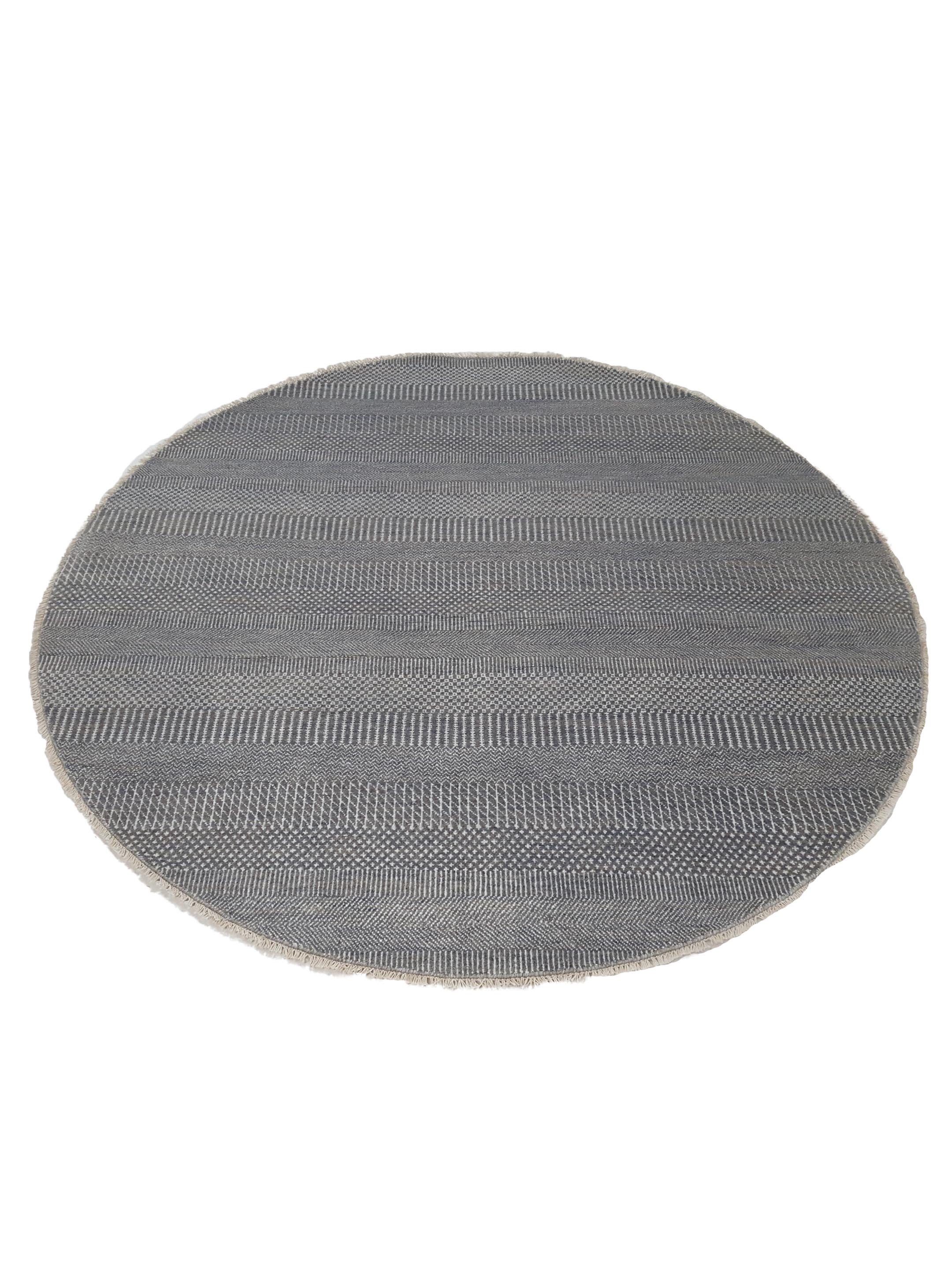 Touch Hand Knotted Grey 6x6 - Image 2 of 4