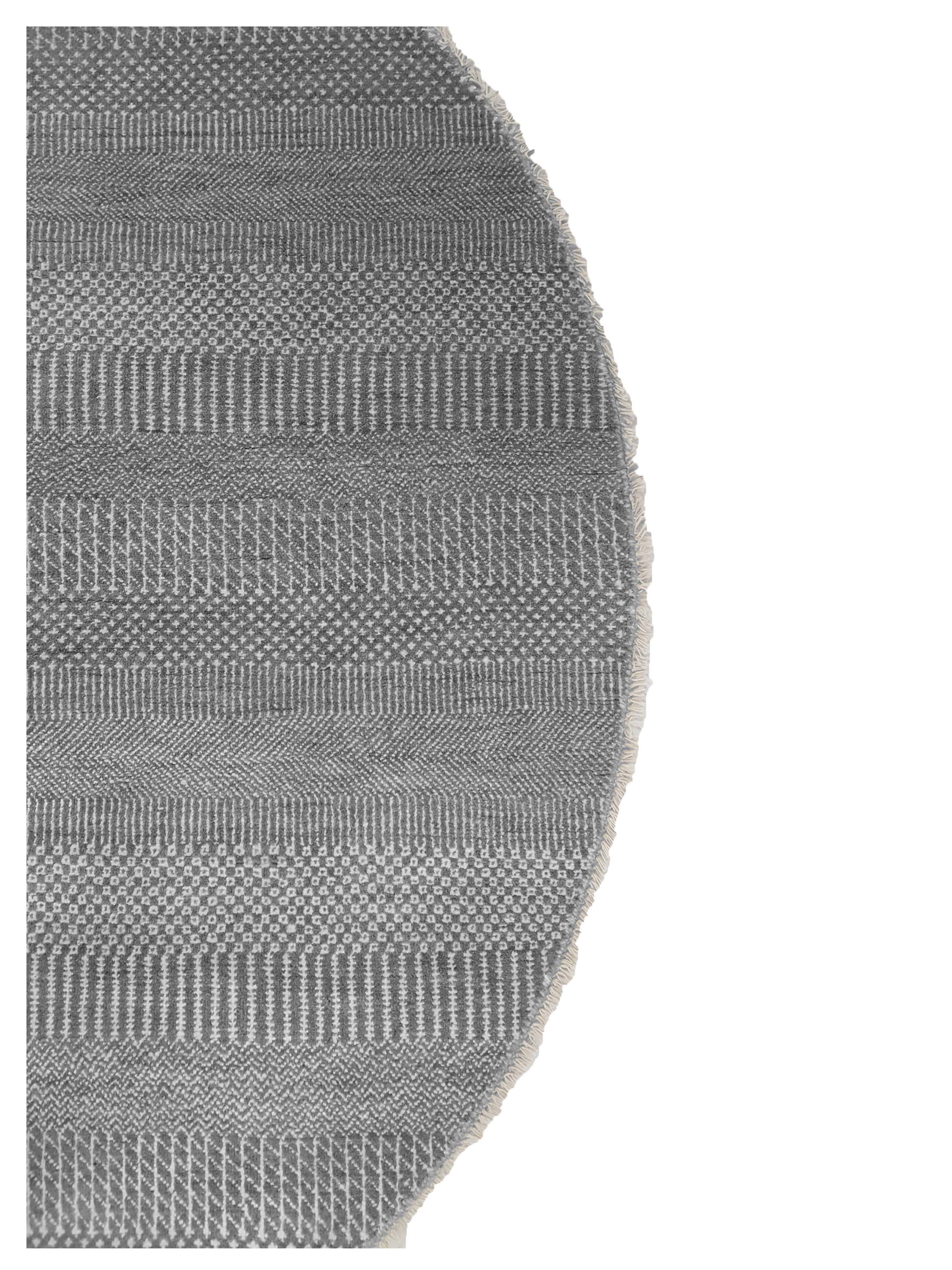 Touch Hand Knotted Grey 6x6 - Image 3 of 4