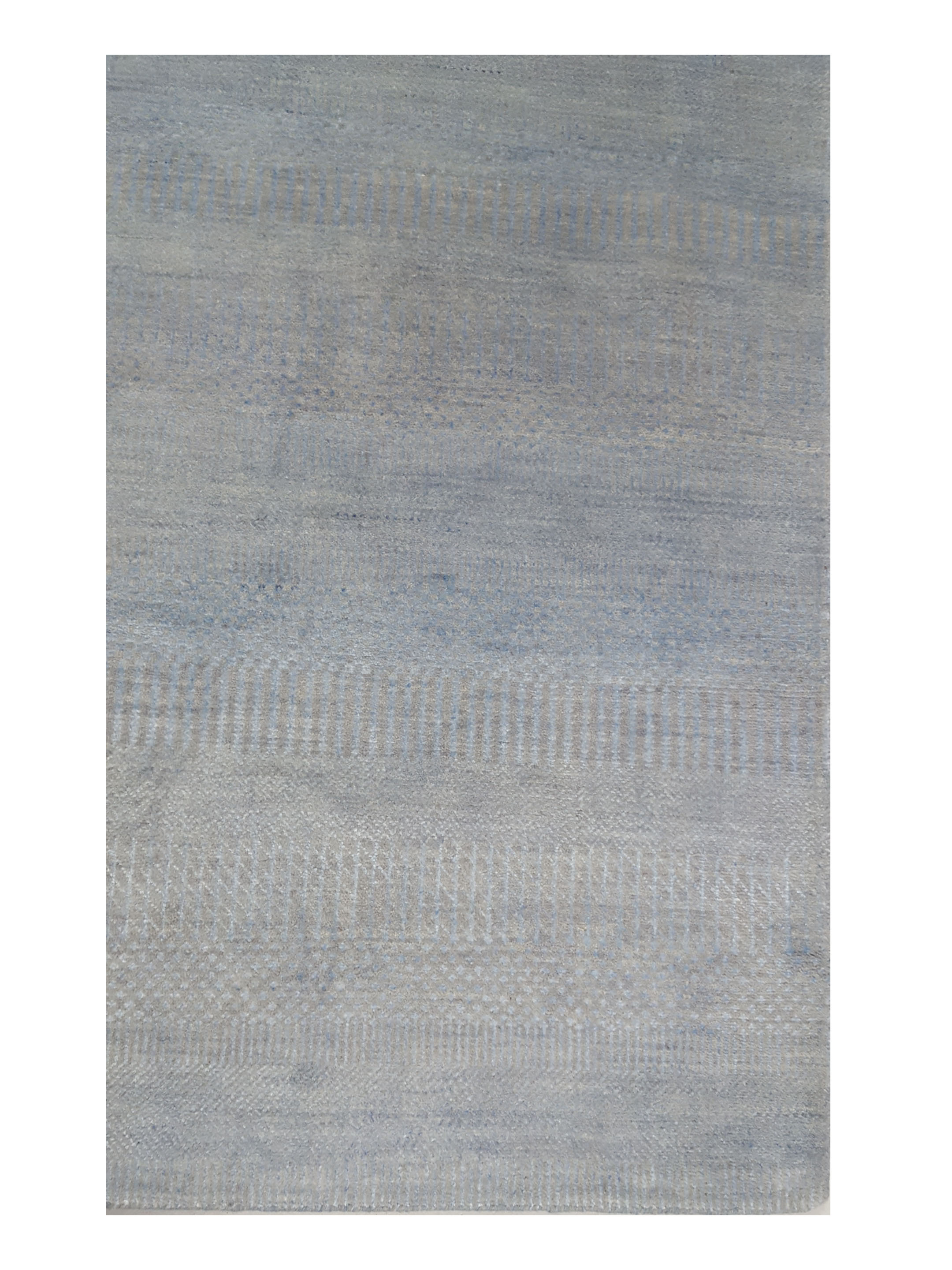 Touch Hand Knotted Lt.Blue 4x6 - Image 4 of 6