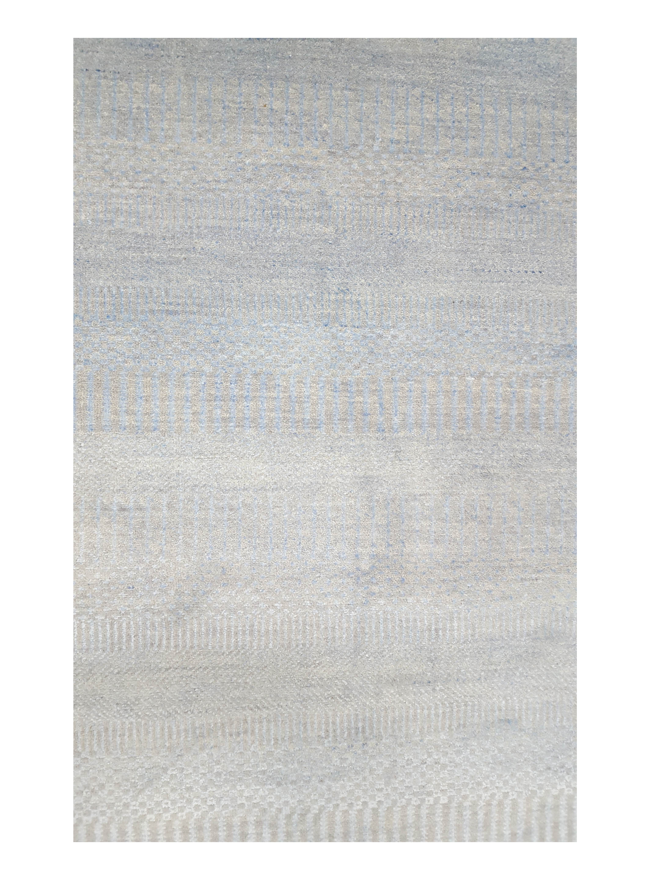Touch Hand Knotted Lt.Blue 4x6 - Image 5 of 6