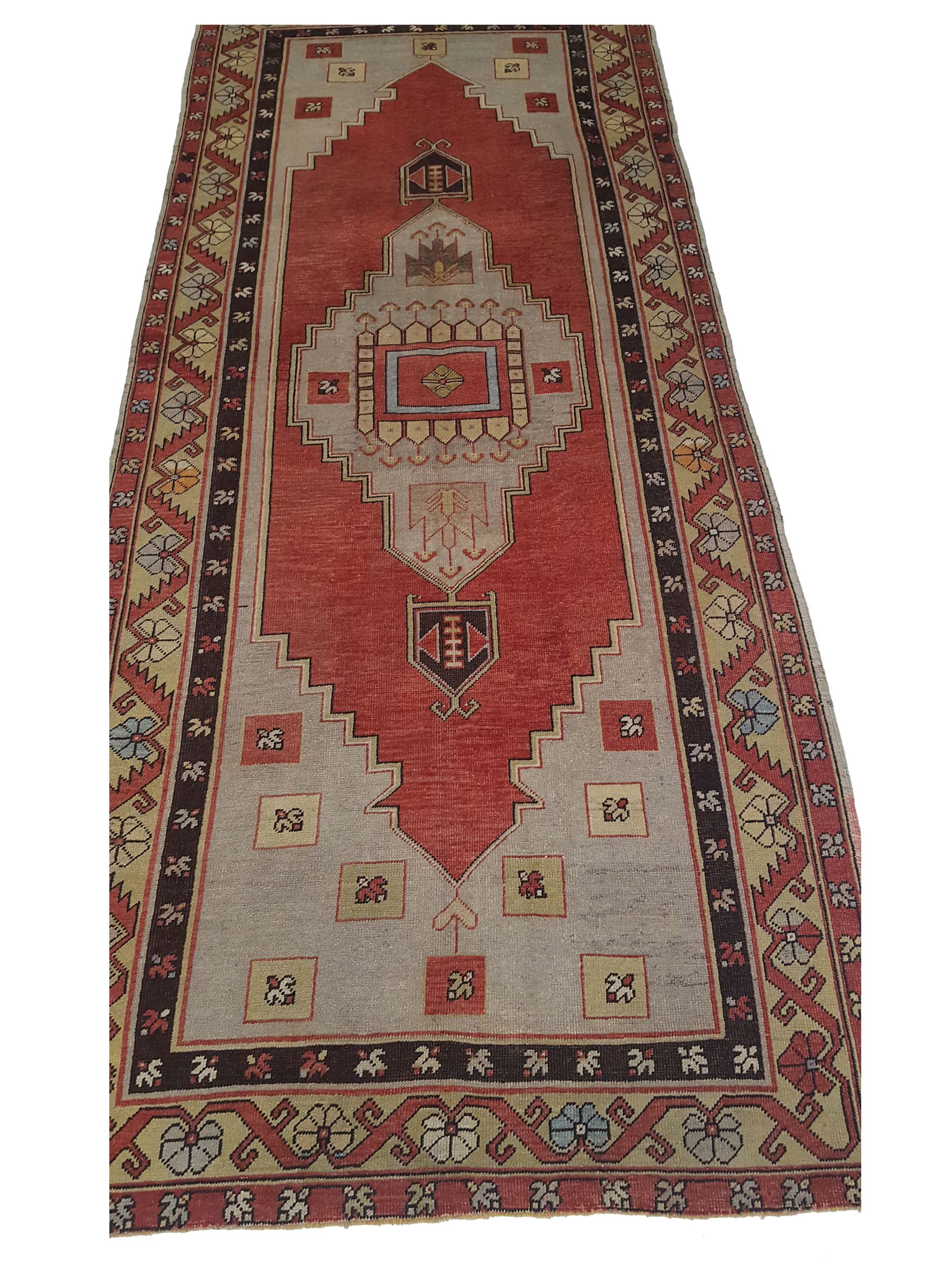 Anatolian Hand Knotted Beige 5x12 - Image 2 of 5