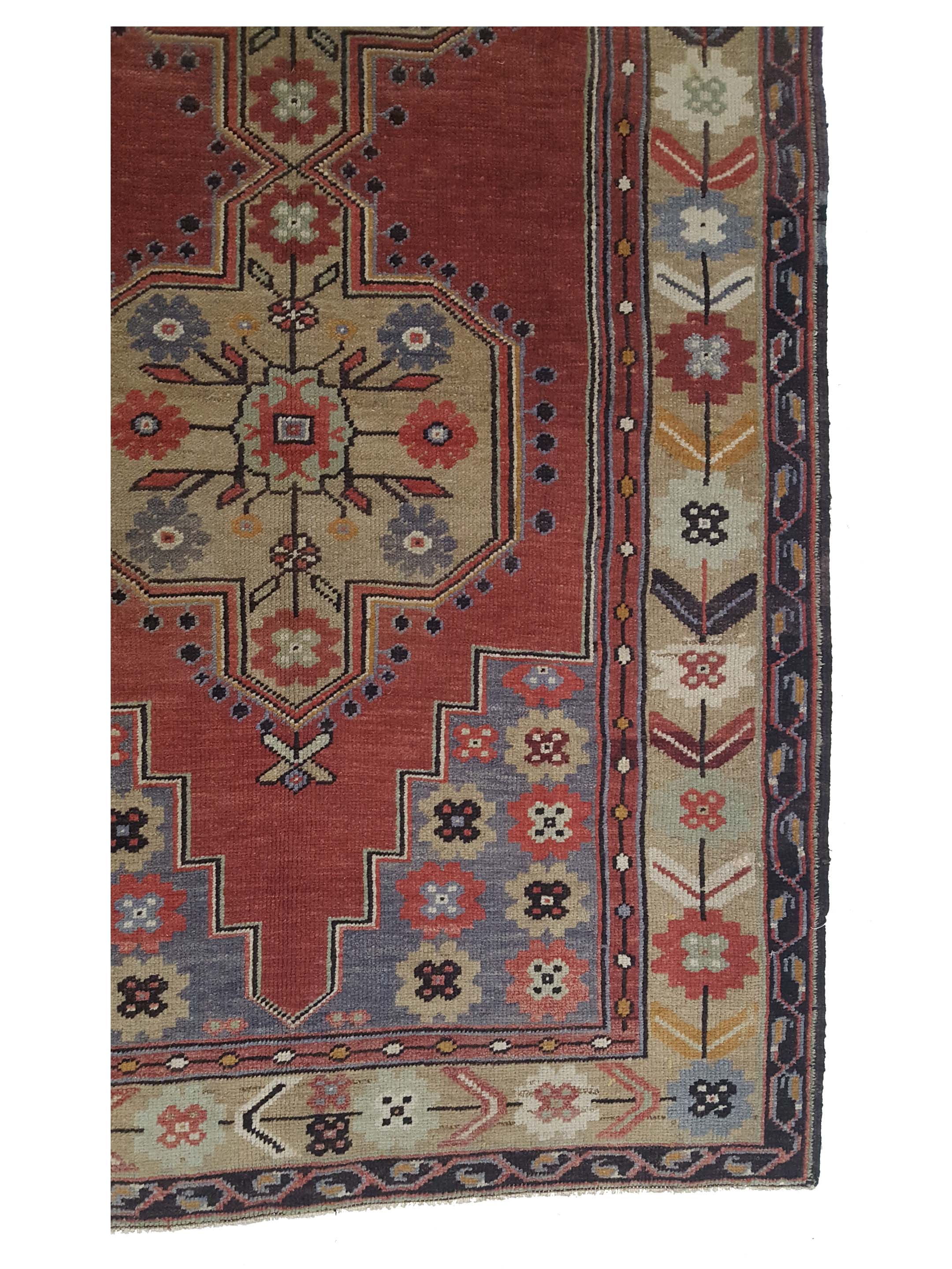 Anatolian Hand Knotted Red 4x8 - Image 4 of 5