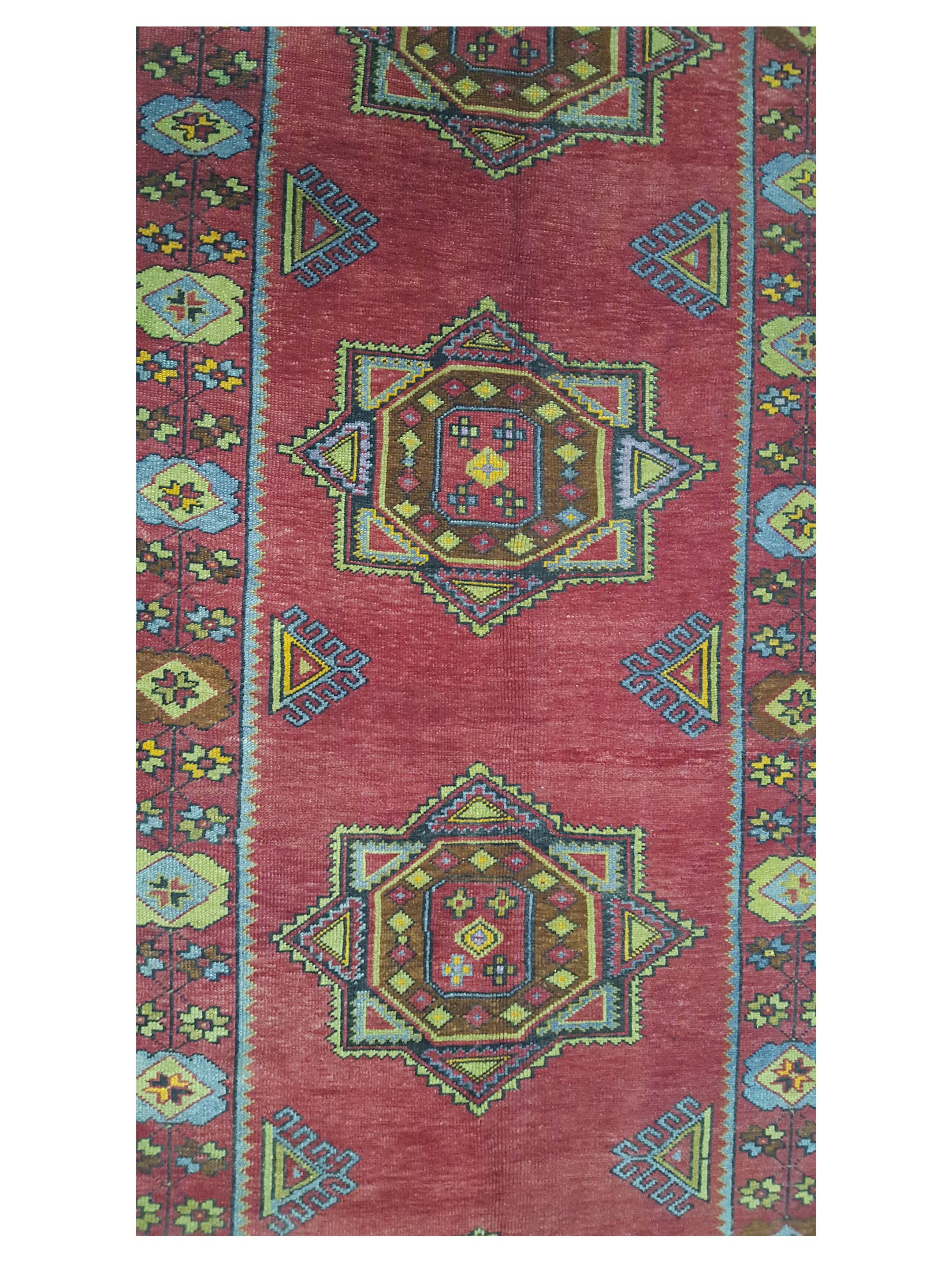 Anatolian Hand Knotted Orange 4x11 - Image 5 of 5
