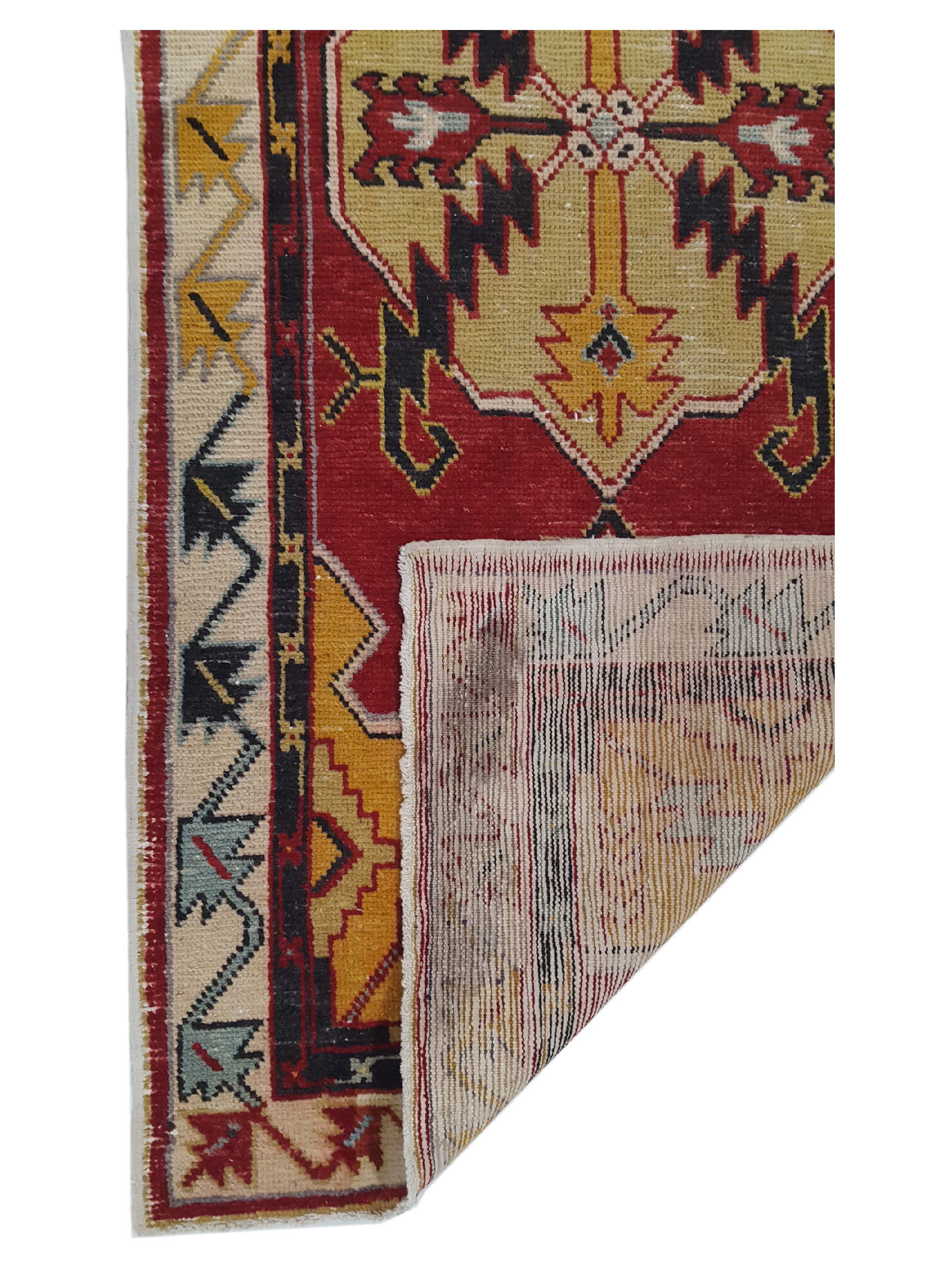Anatolian Hand Knotted Red 2.6x6 - Image 3 of 5