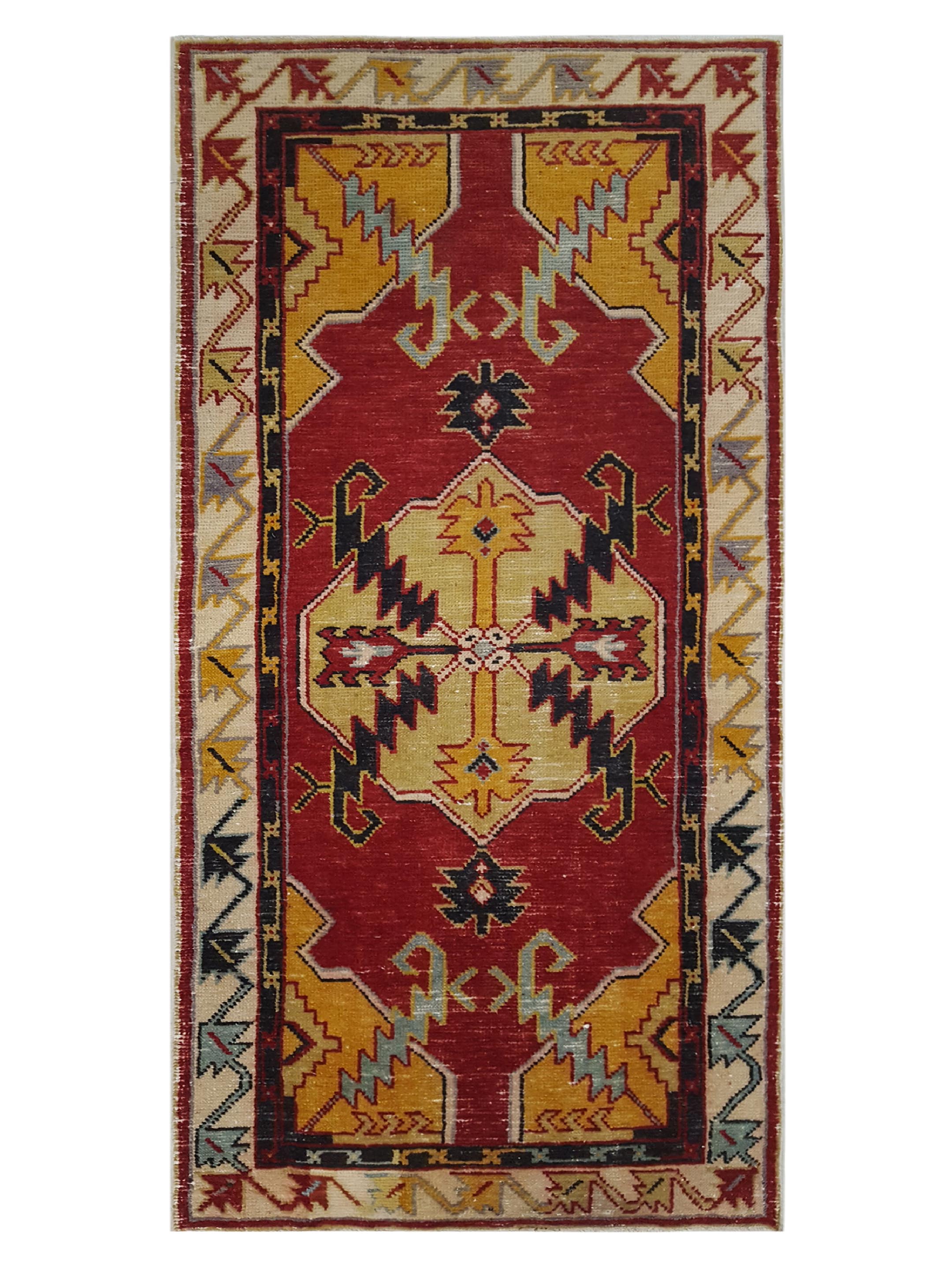 Anatolian Hand Knotted Red 2.6x6