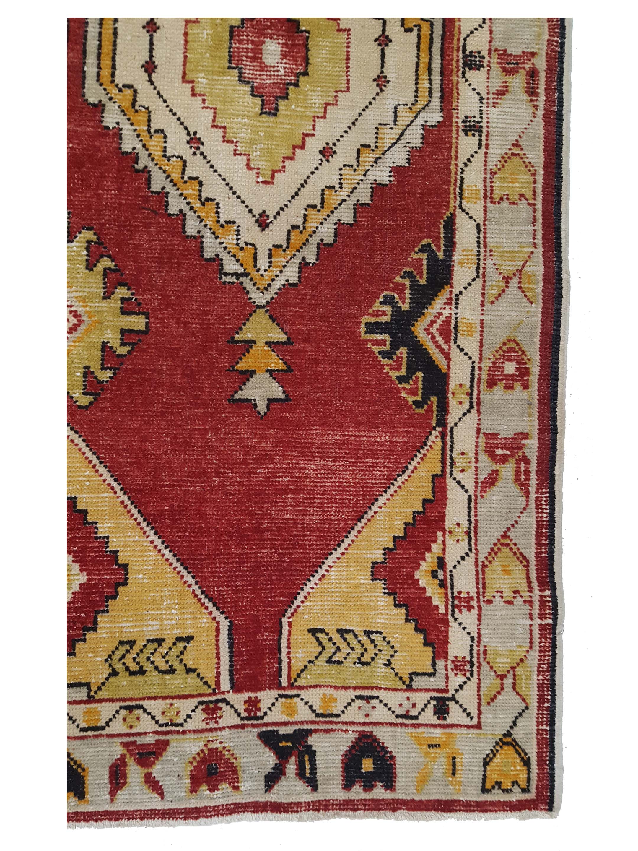 Anatolian Hand Knotted Burgundy 2.6x6 - Image 4 of 4