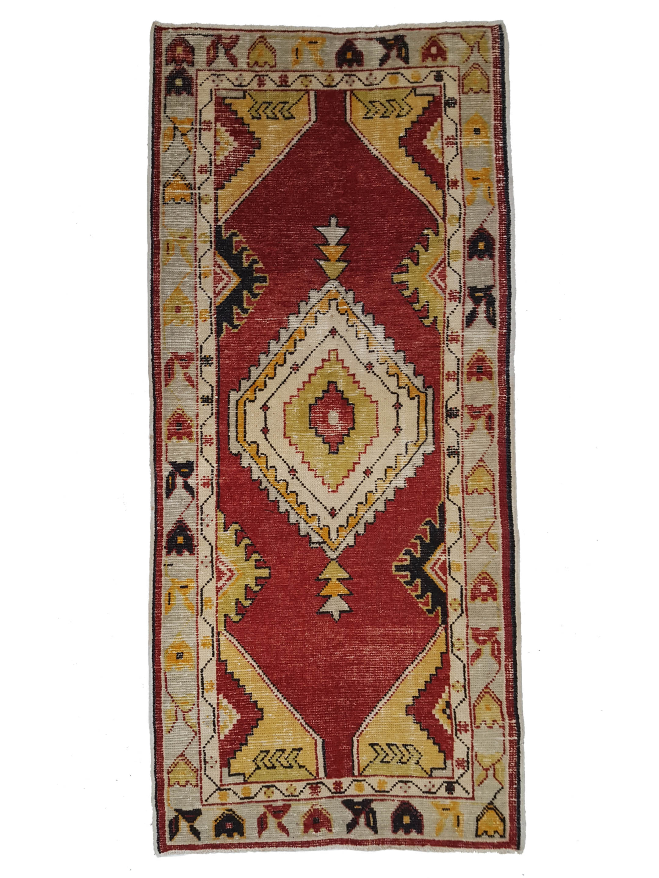 Anatolian Hand Knotted Burgundy 2.6x6