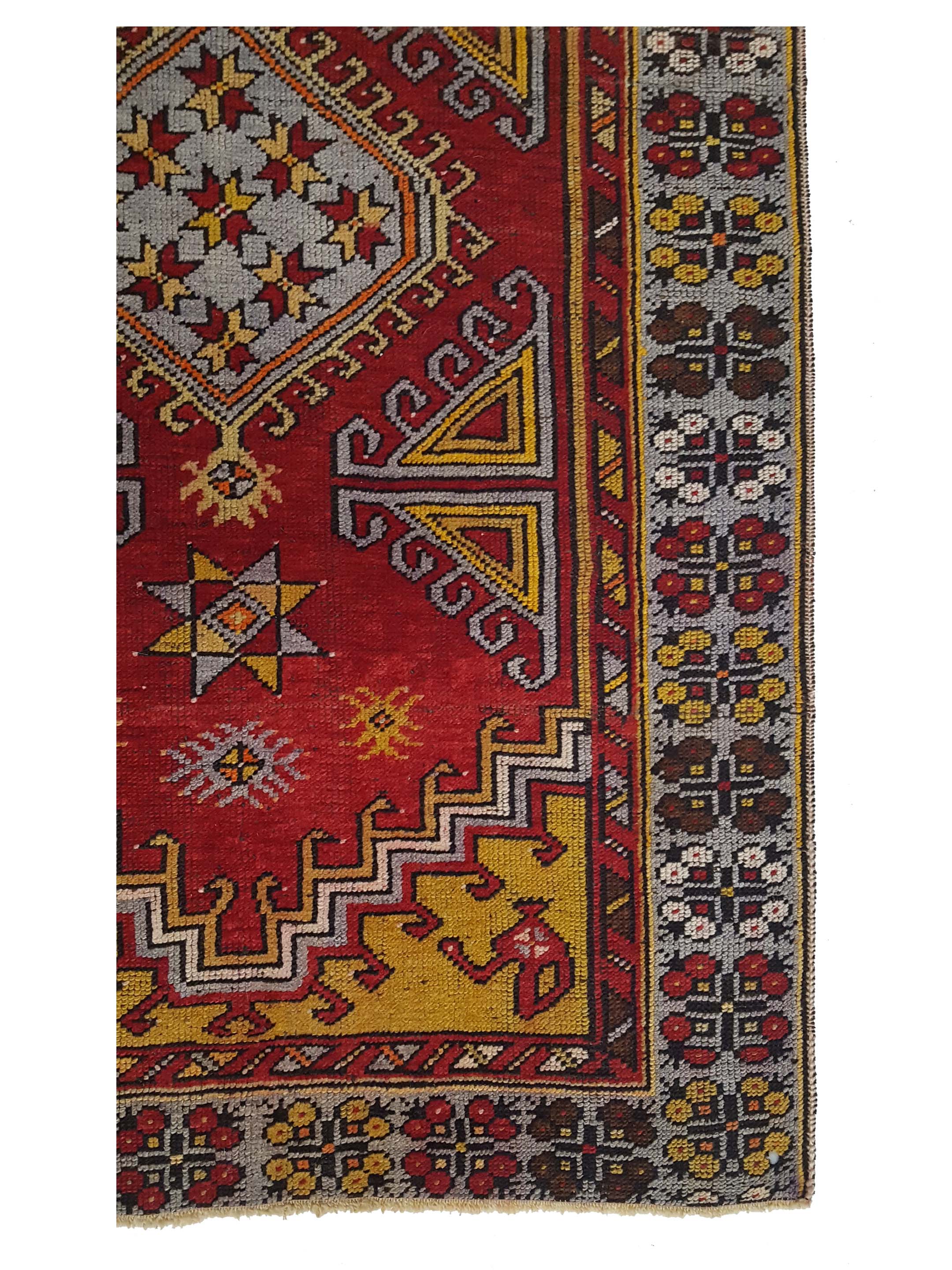 Anatolian Hand Knotted Red 3x5 - Image 4 of 5