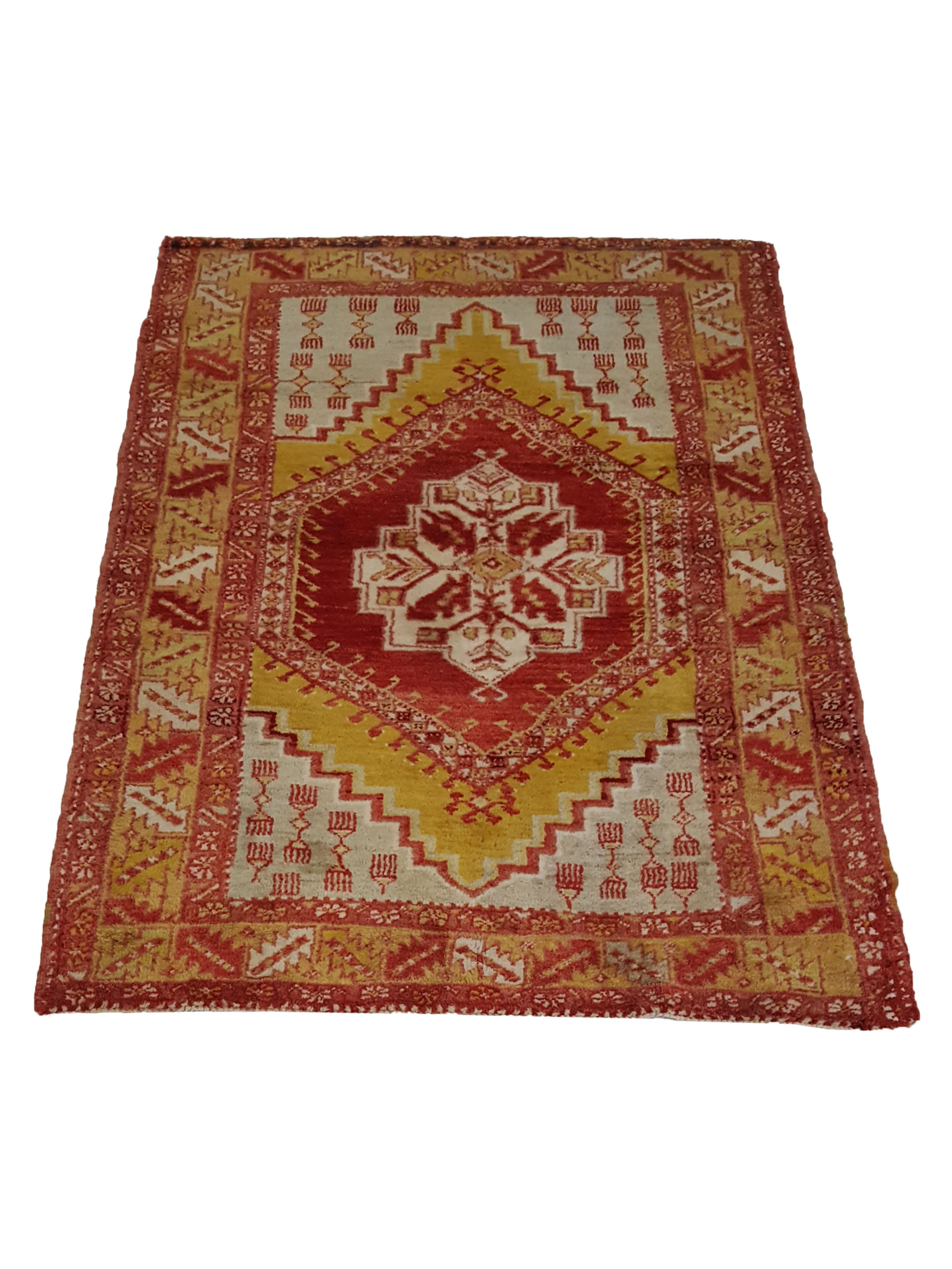Anatolian Hand Knotted Orange 4x6 - Image 2 of 5