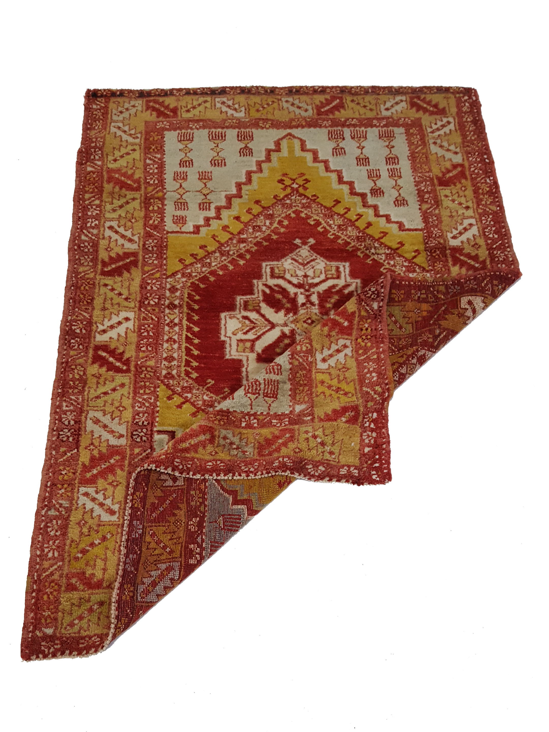 Anatolian Hand Knotted Orange 4x6 - Image 3 of 5