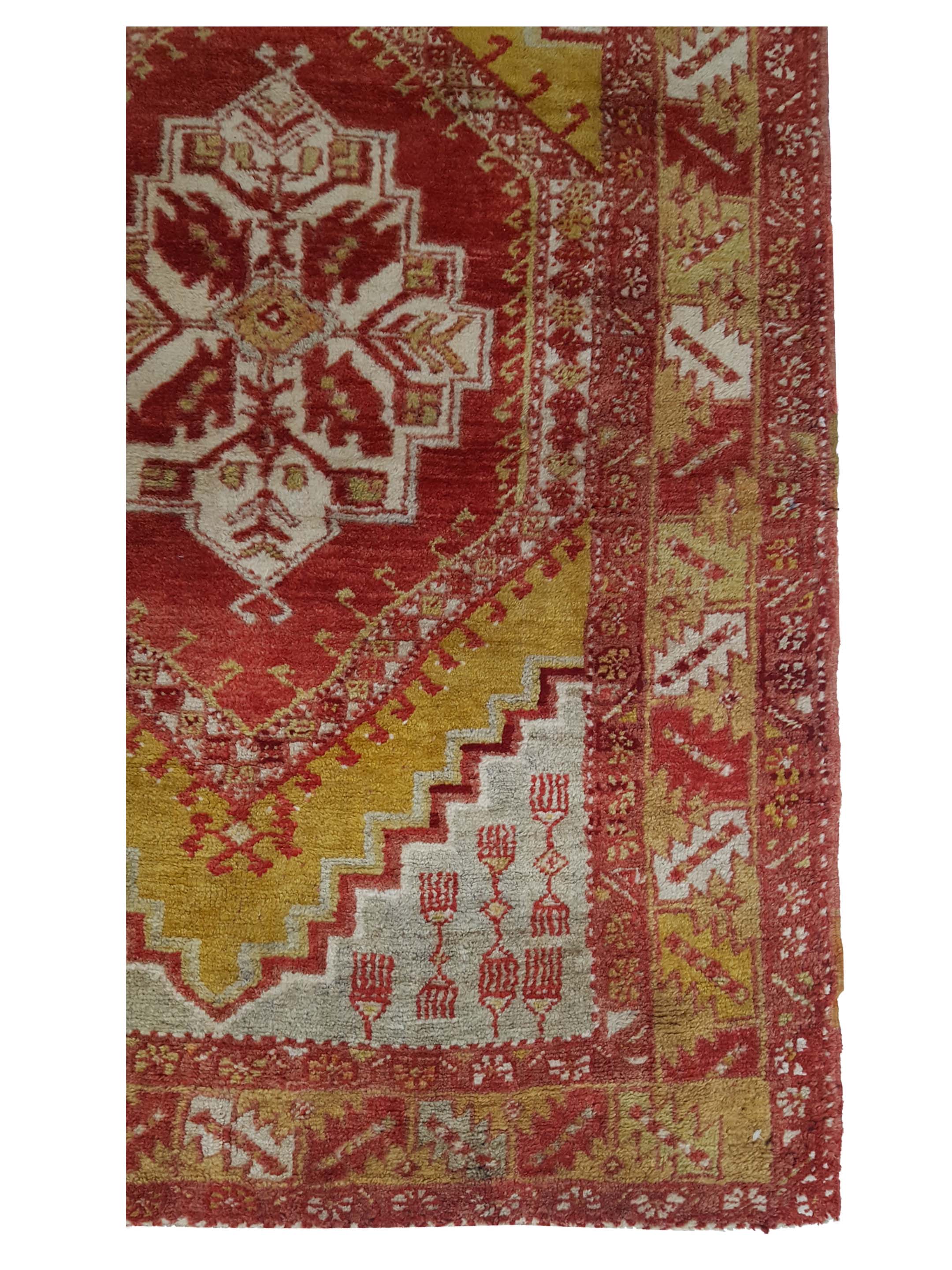 Anatolian Hand Knotted Orange 4x6 - Image 4 of 5