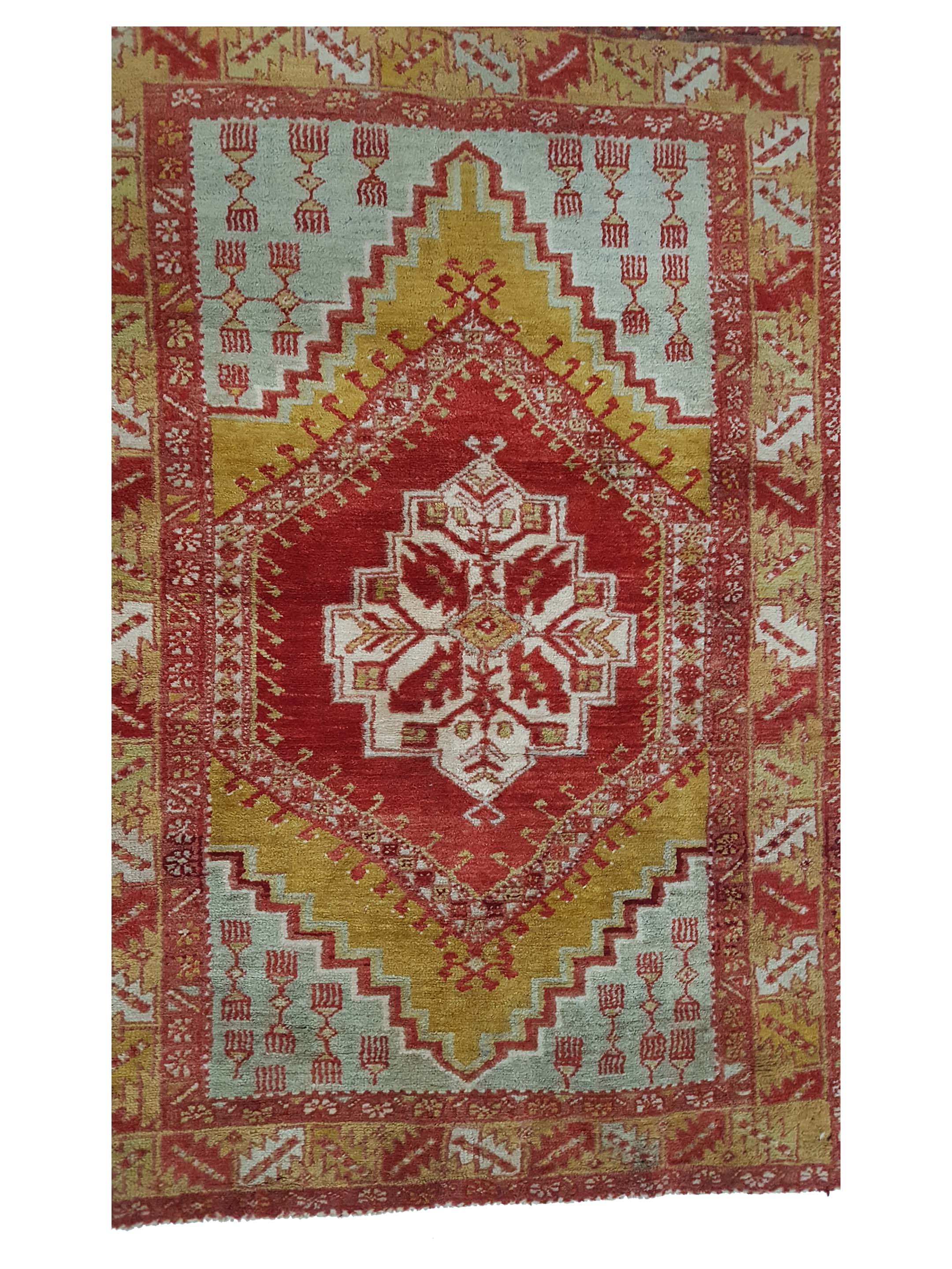 Anatolian Hand Knotted Orange 4x6 - Image 5 of 5