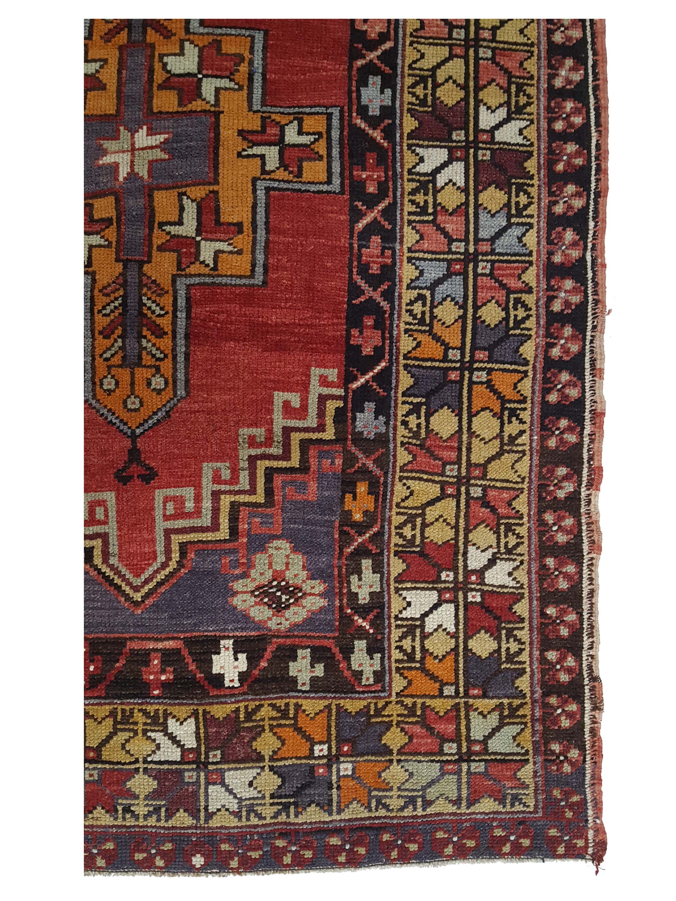Anatolian Hand Knotted Red 4x6 - Image 4 of 5