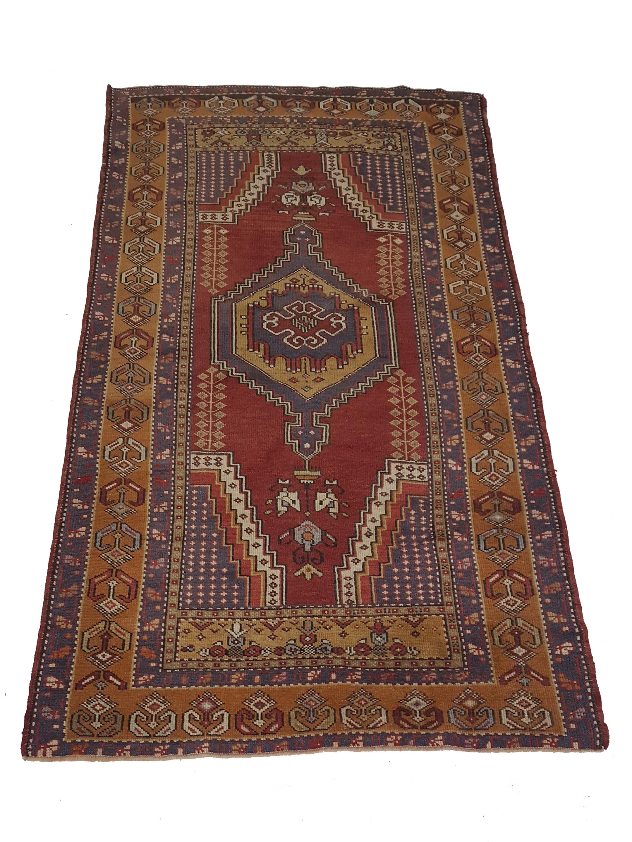 Anatolian Hand Knotted Rust 4x6 - Image 2 of 4