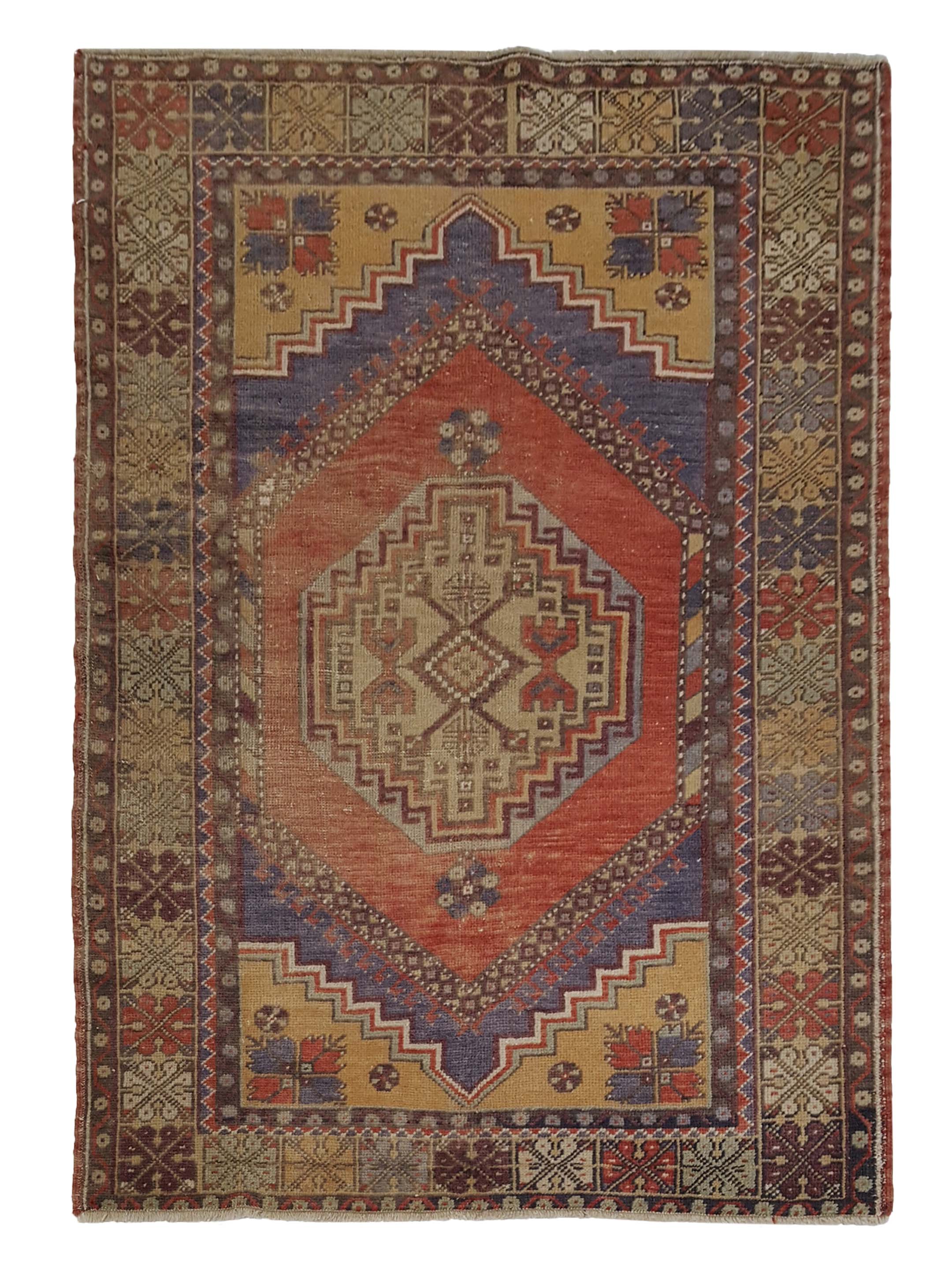 Anatolian Hand Knotted Orange 4x6 - Image 2 of 5