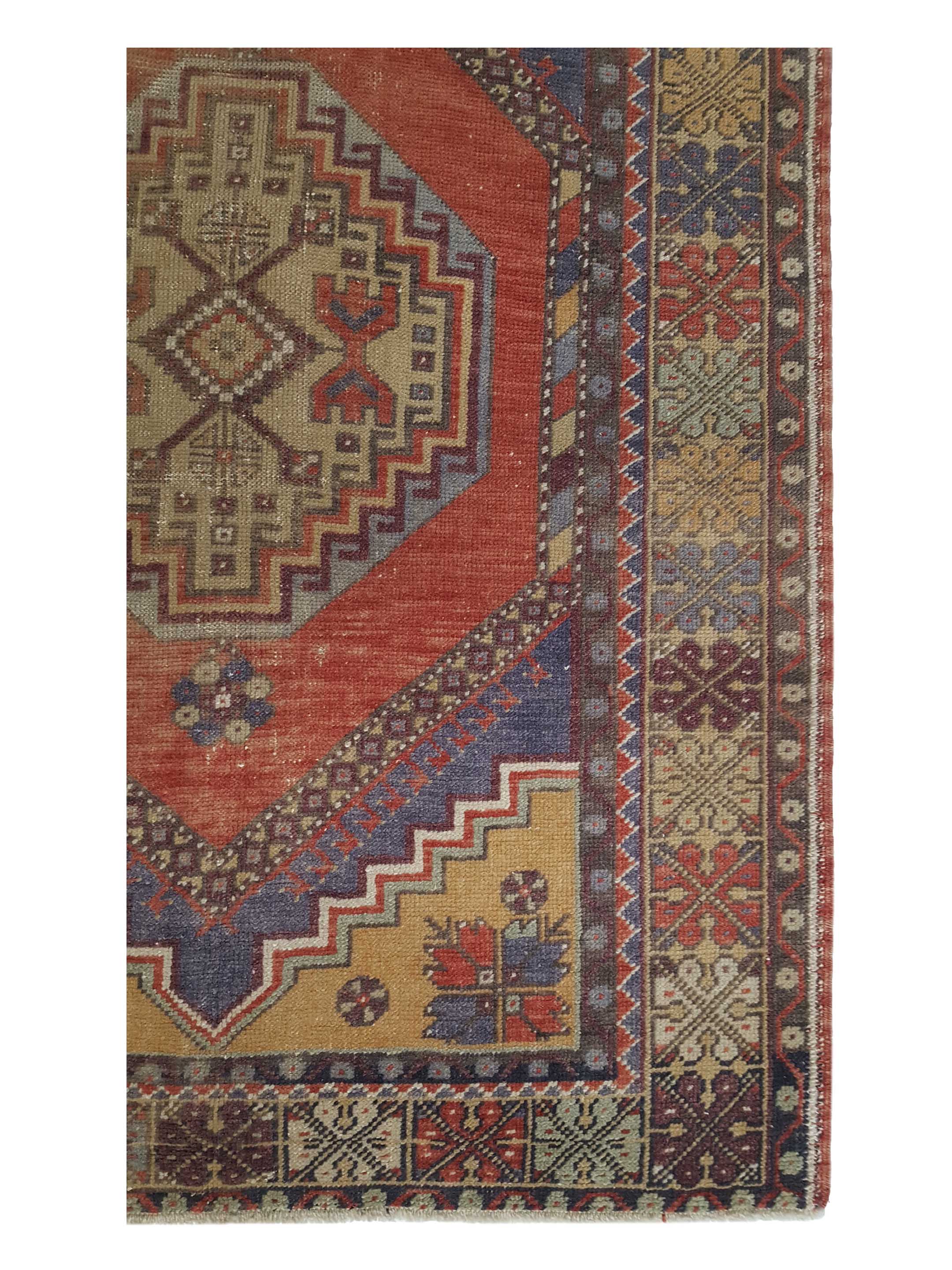 Anatolian Hand Knotted Orange 4x6 - Image 4 of 5