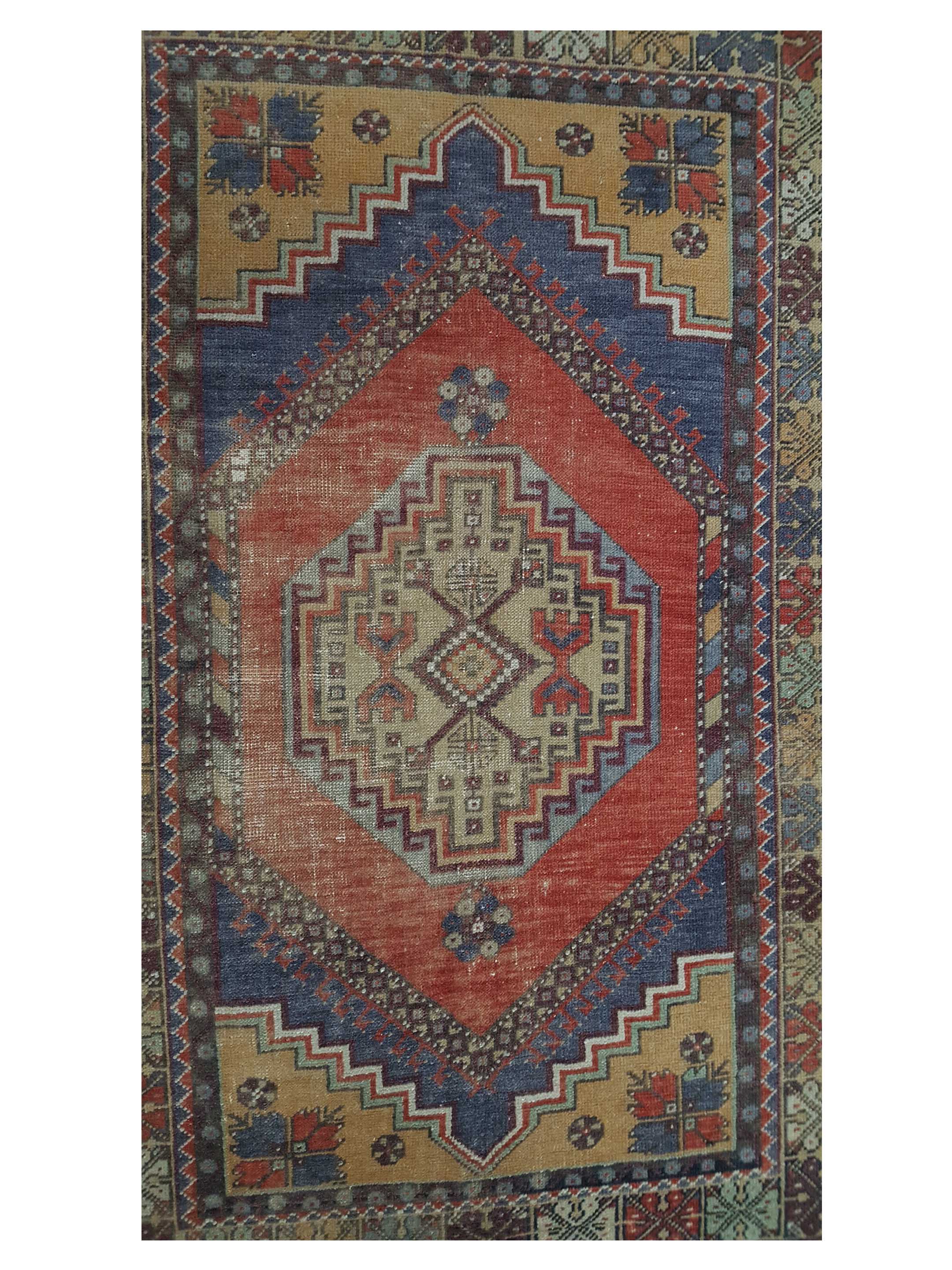 Anatolian Hand Knotted Orange 4x6 - Image 5 of 5