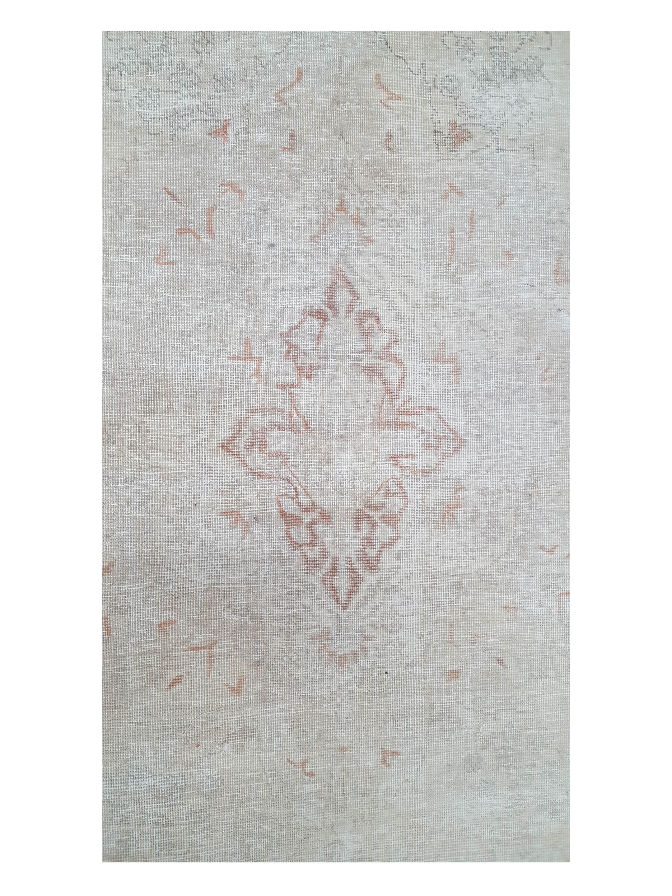 Vintage Hand Knotted Ivory 8x11 - Image 5 of 6