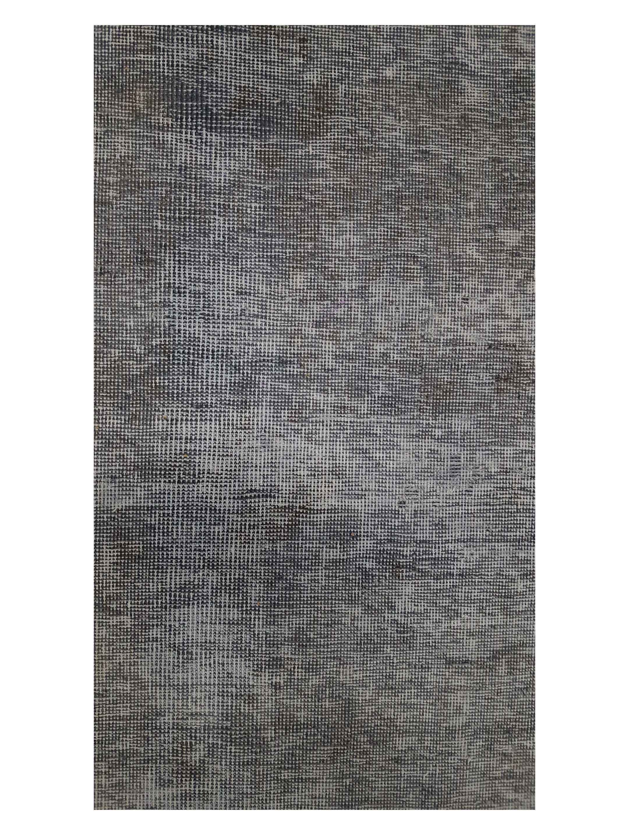 Overdyed Hand Knotted Grey 5x9 - Image 5 of 6